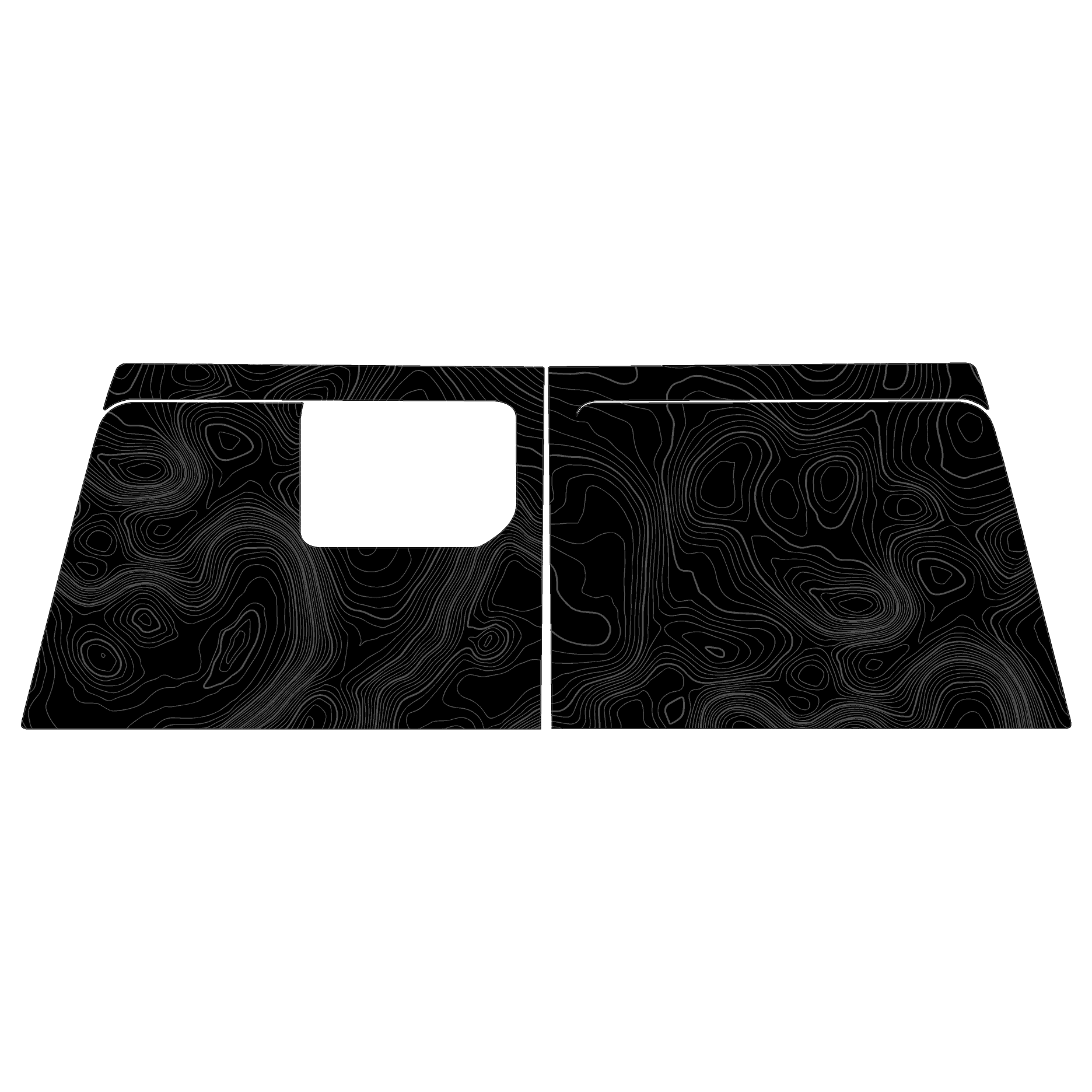 Topographic Map Premium Print Vinyl Rolls (3' or 6') - Matte Finish StickerFab