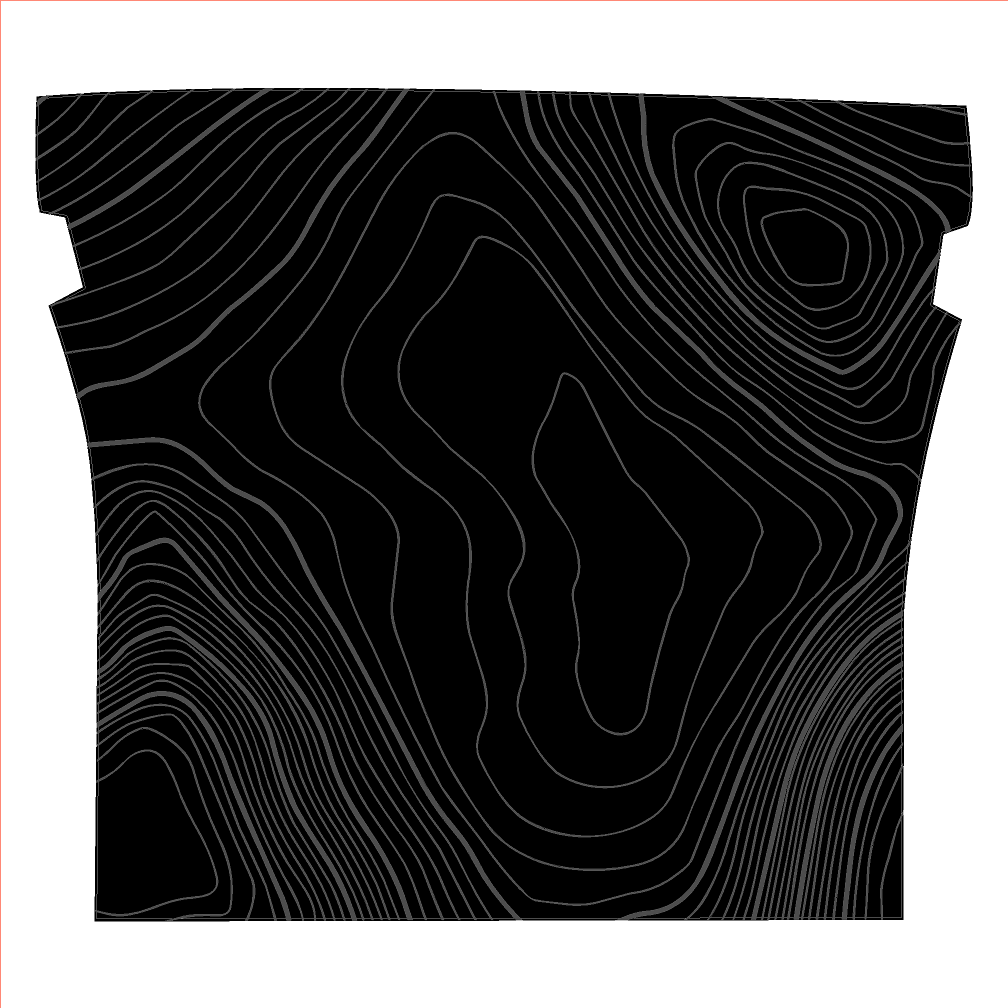 Topo Seatbelt Trim Protector (Printed Series) - 2021+ Bronco 4 Door StickerFab