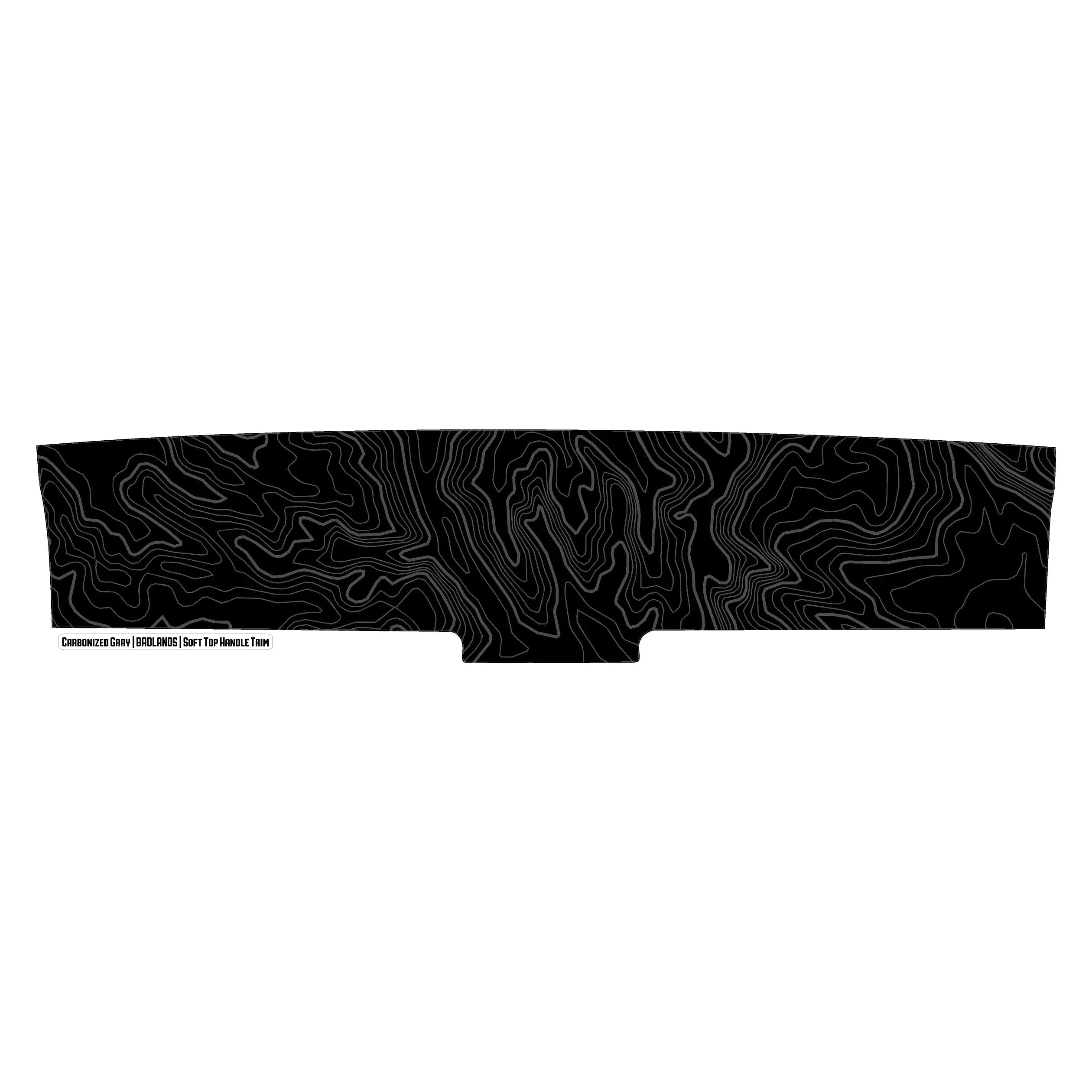 Topo Soft Top Bronco Panel Overlay - 2021+ Bronco Factory Soft Top StickerFab