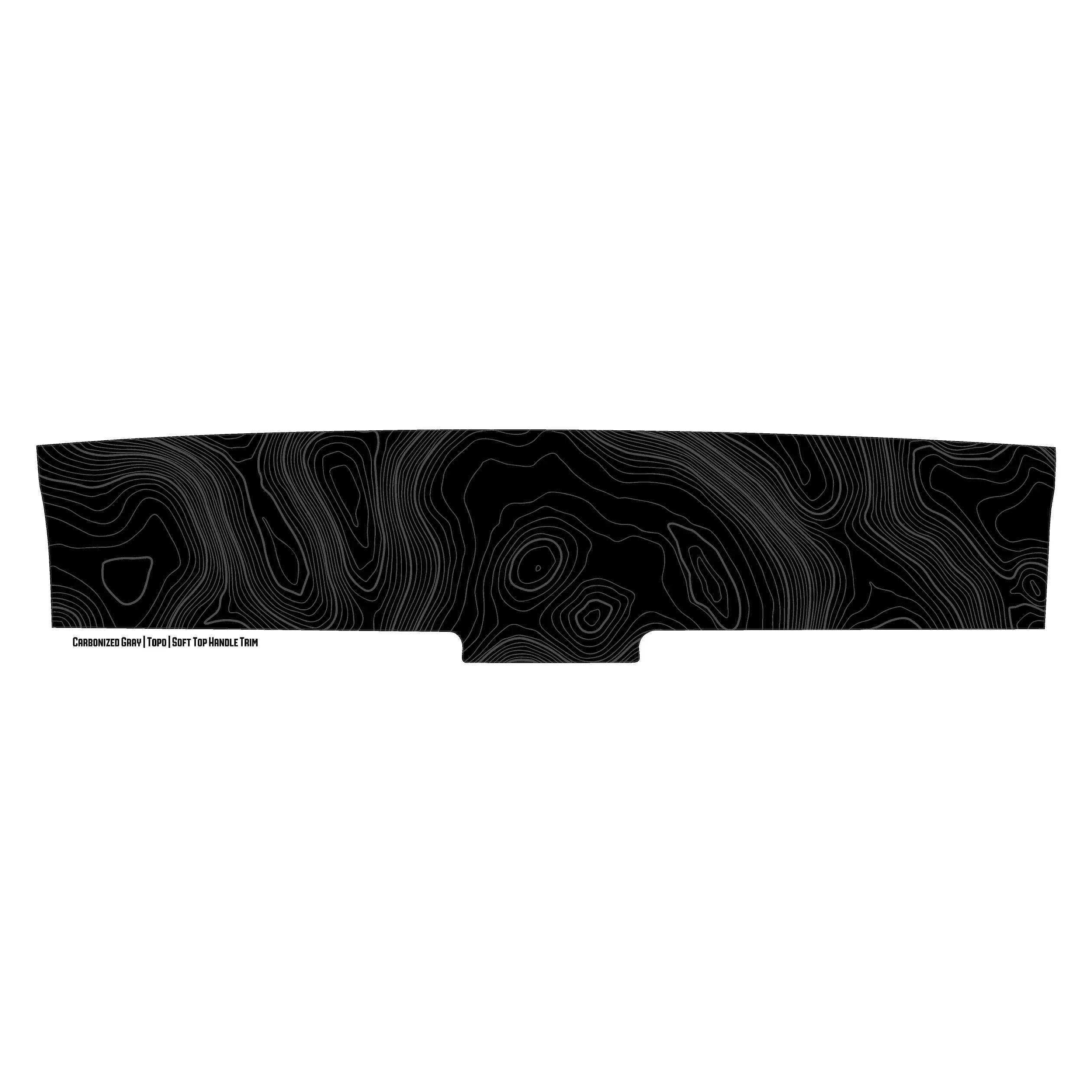 Topo Soft Top Bronco Panel Overlay - 2021+ Bronco Factory Soft Top StickerFab