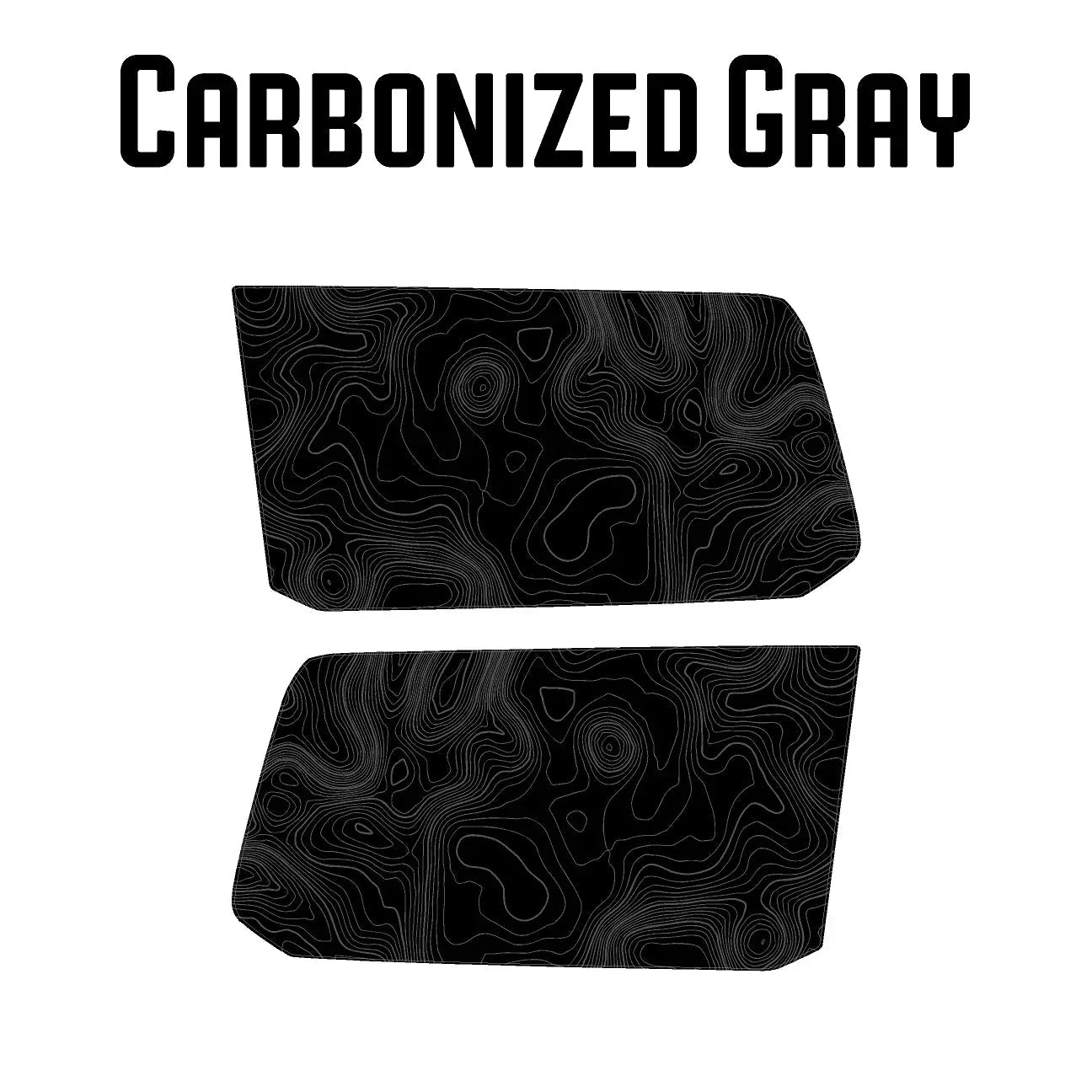 Topographic Rear Window Map Overlays V3 (Perforated) - 2024+ Land Cruiser StickerFab