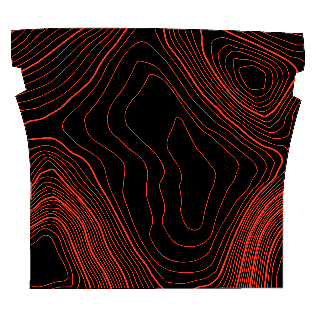 Topo Seatbelt Trim Protector (Printed Series) - 2021+ Bronco 4 Door StickerFab