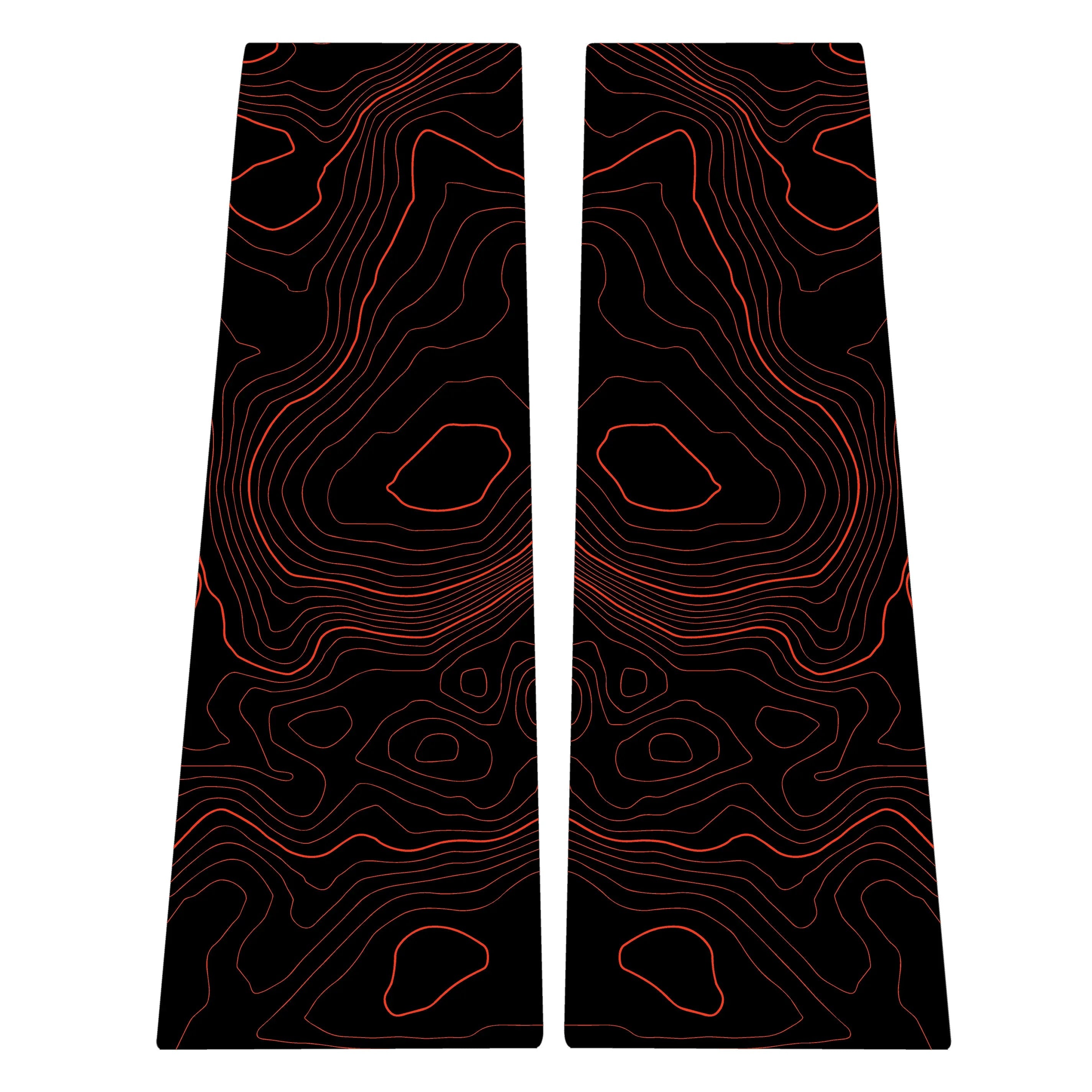 Topographic B Pillar Overlays - 2024+ Ranger StickerFab
