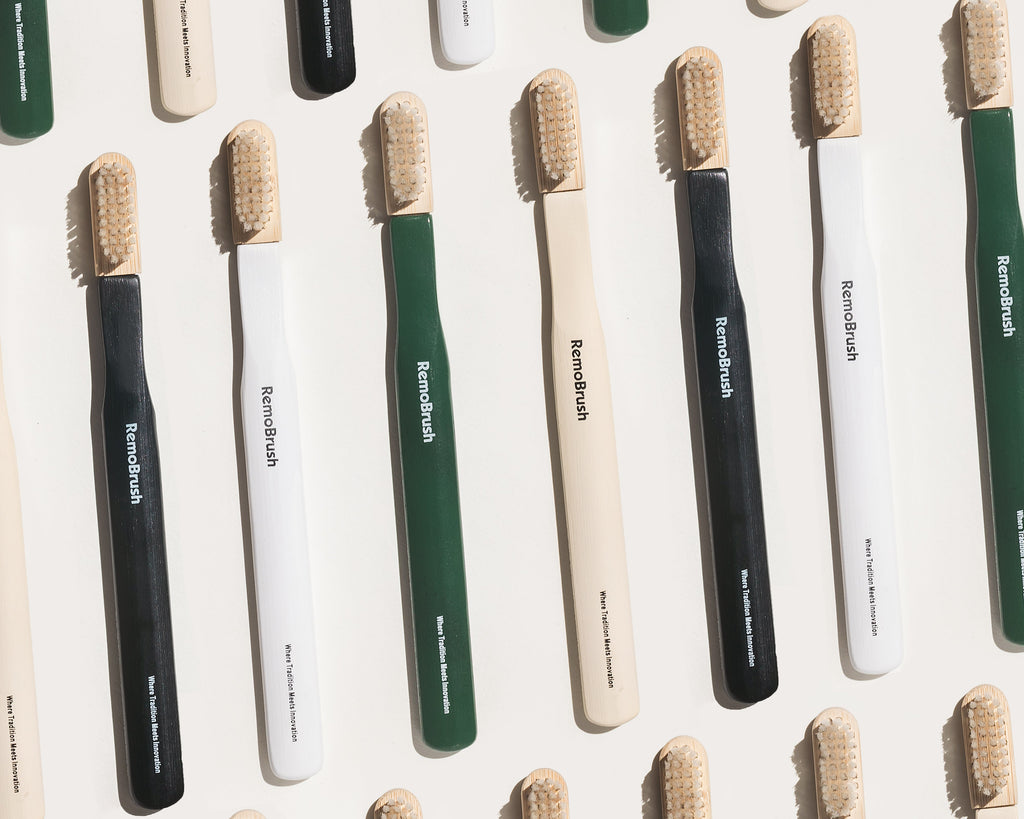 RemoBrush- Miswak-Infused Bamboo Toothbrush Remo Brush