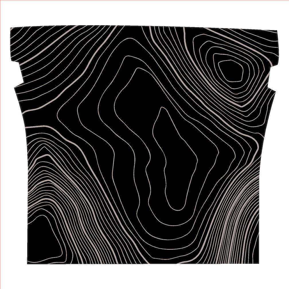 Topo Seatbelt Trim Protector (Printed Series) - 2021+ Bronco 4 Door StickerFab