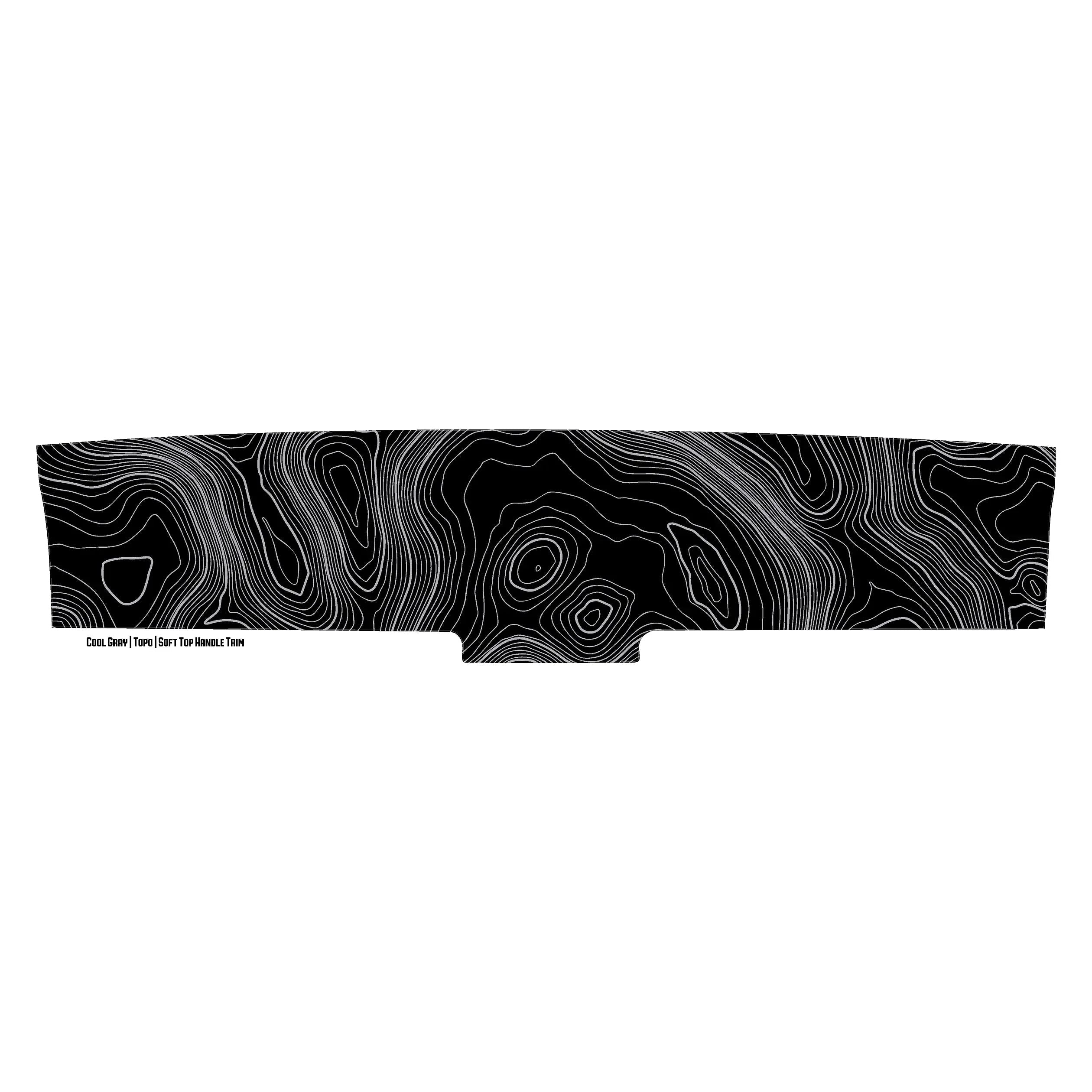 Topo Soft Top Bronco Panel Overlay - 2021+ Bronco Factory Soft Top StickerFab