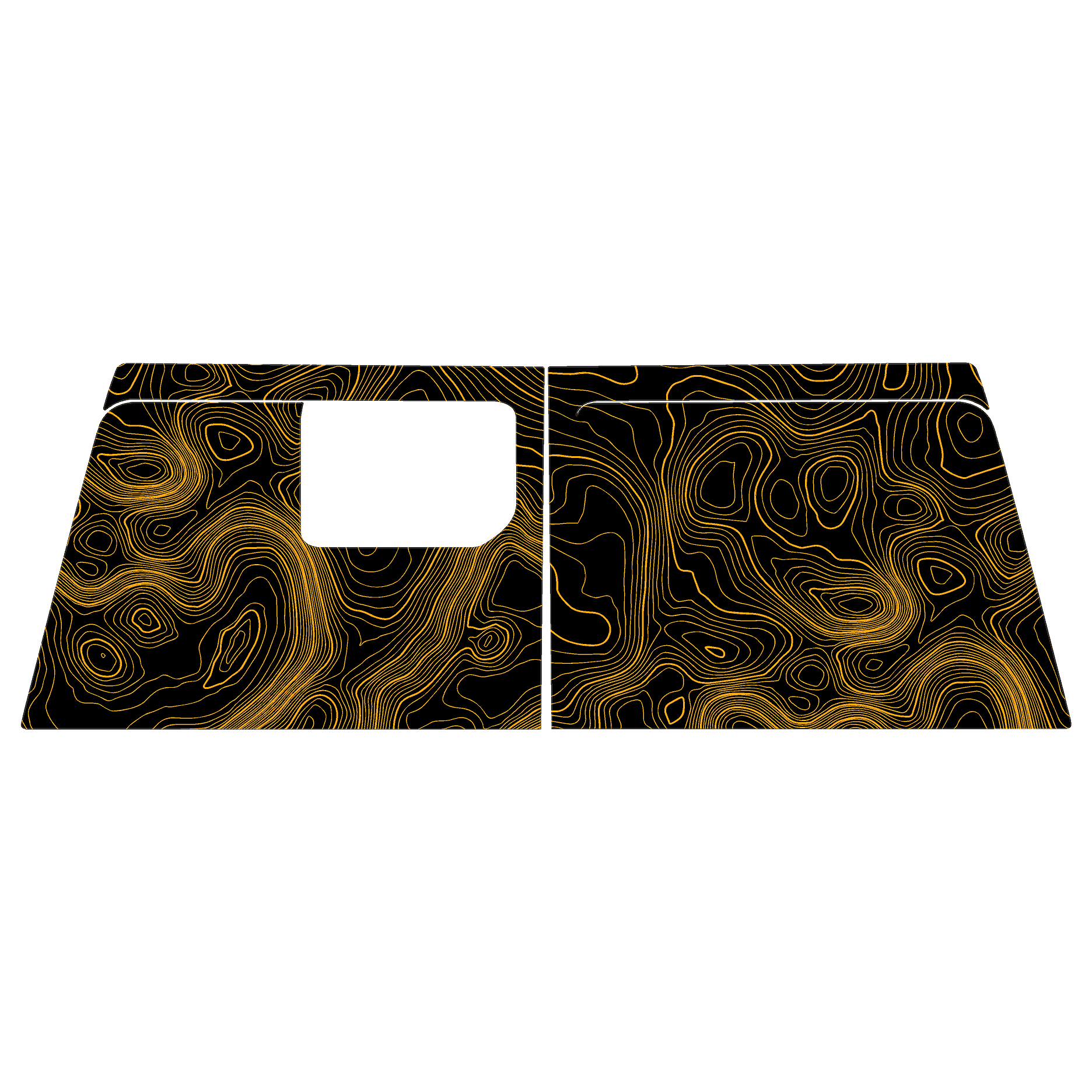 Topographic Map Premium Print Vinyl Rolls (3' or 6') - Matte Finish StickerFab