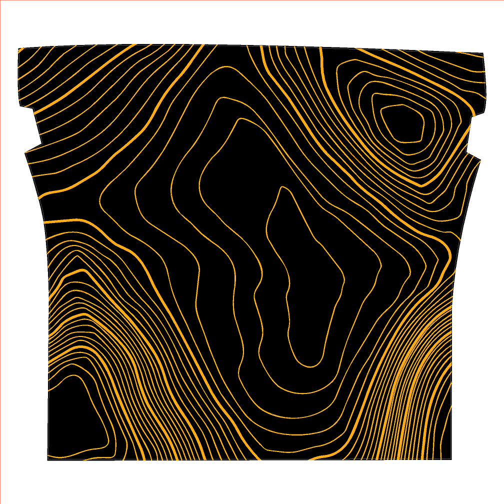 Topo Seatbelt Trim Protector (Printed Series) - 2021+ Bronco 4 Door StickerFab