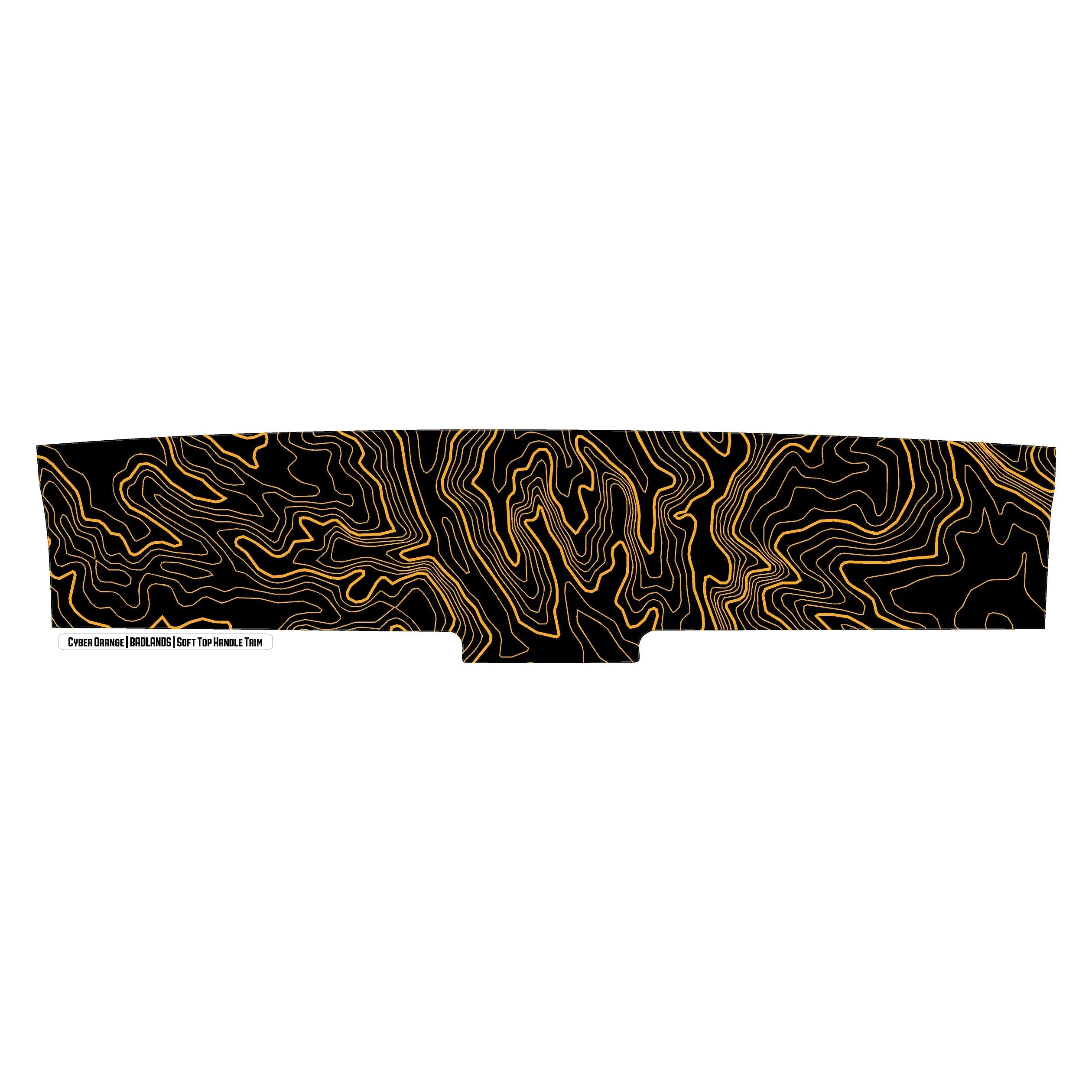 Topo Soft Top Bronco Panel Overlay - 2021+ Bronco Factory Soft Top StickerFab