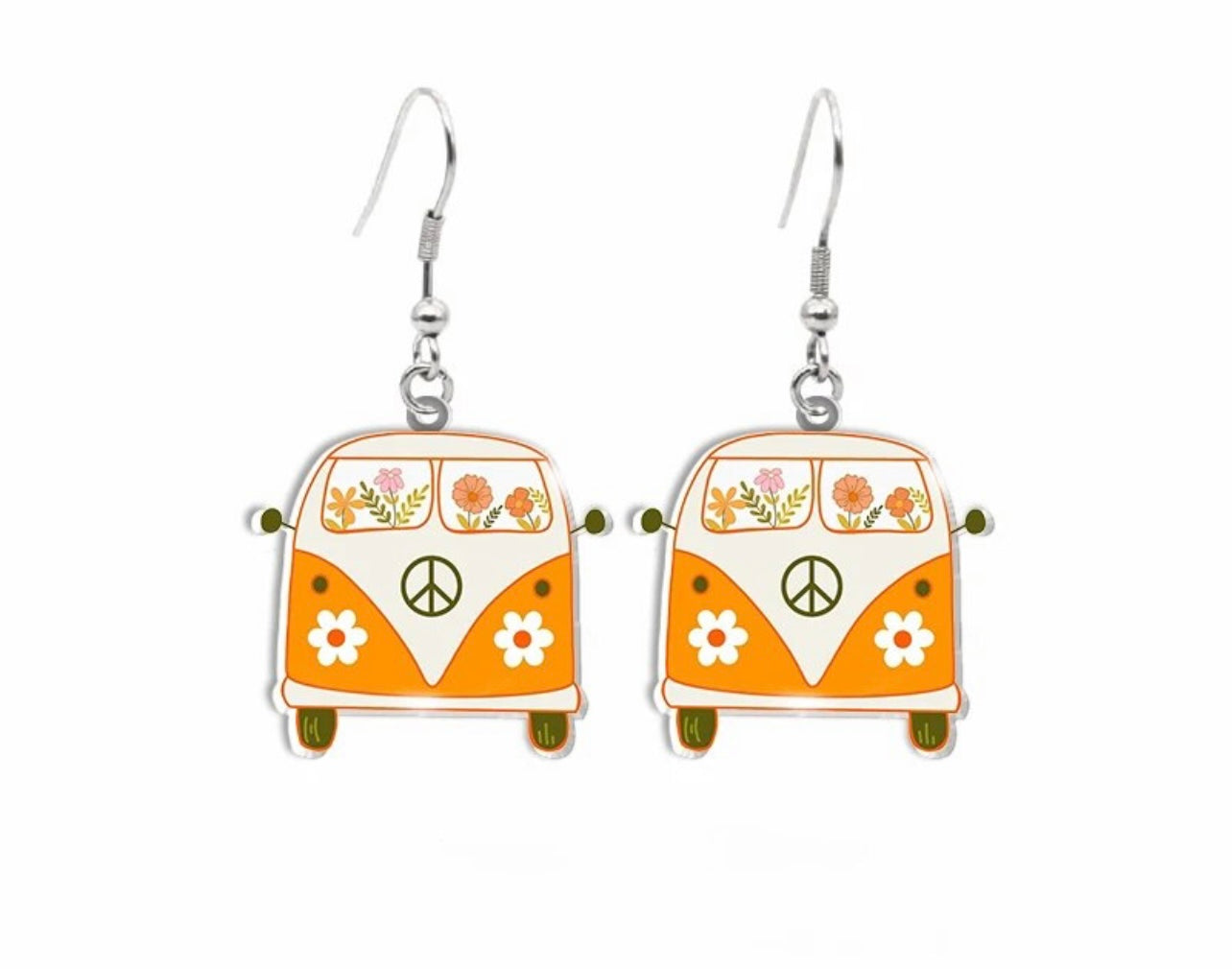 Adorable Vintage Van Earrings Rooted Home Goods