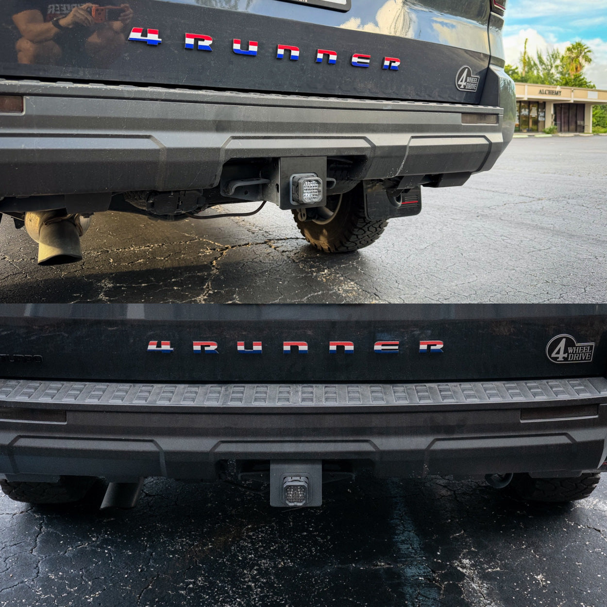Acrylic Hitch Fade Fix Plate - 2025+ 4Runner StickerFab