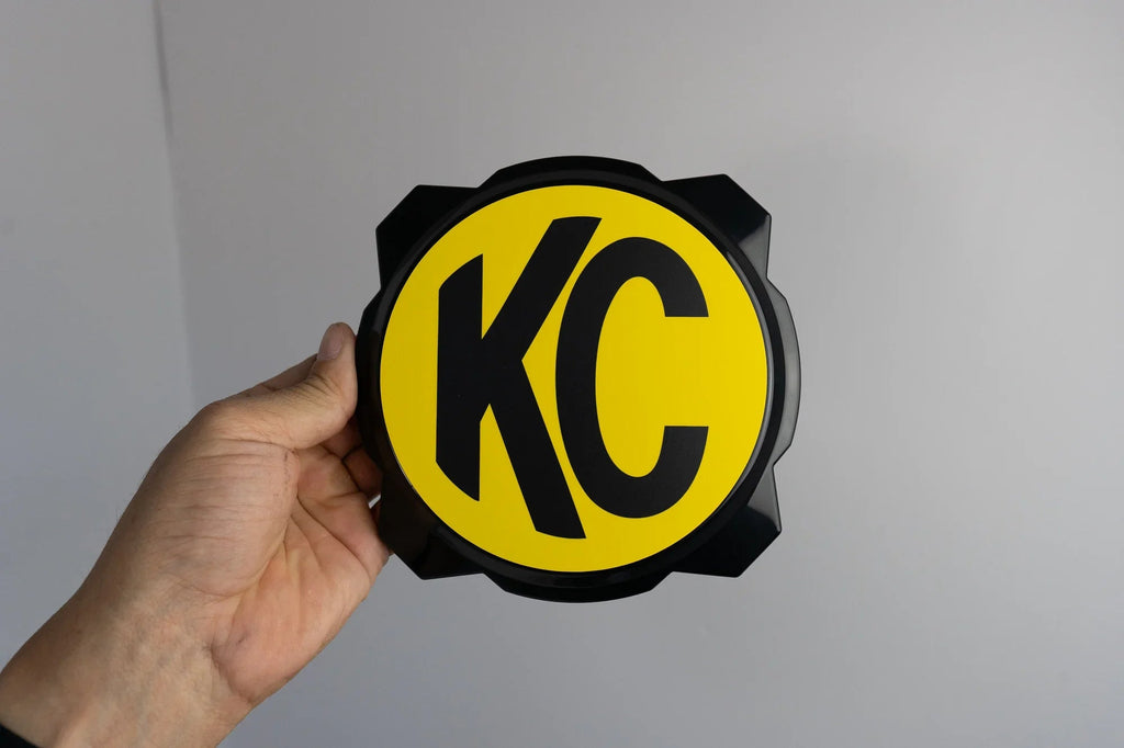 KC HiLITES Era 4 ROUND Series Light Cover Overlays - Universal StickerFab