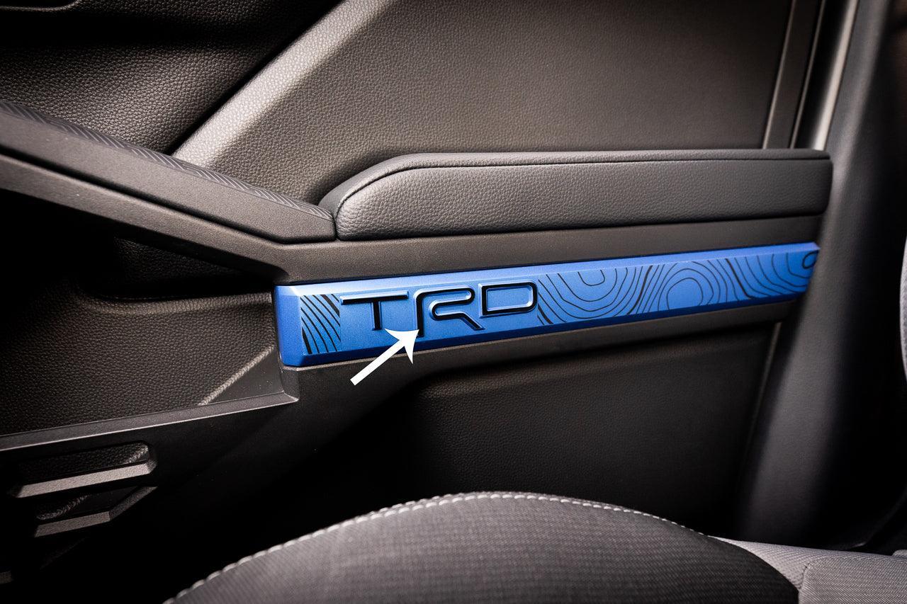 "TRD" Door Line Overlays - 2024+ Tacoma StickerFab