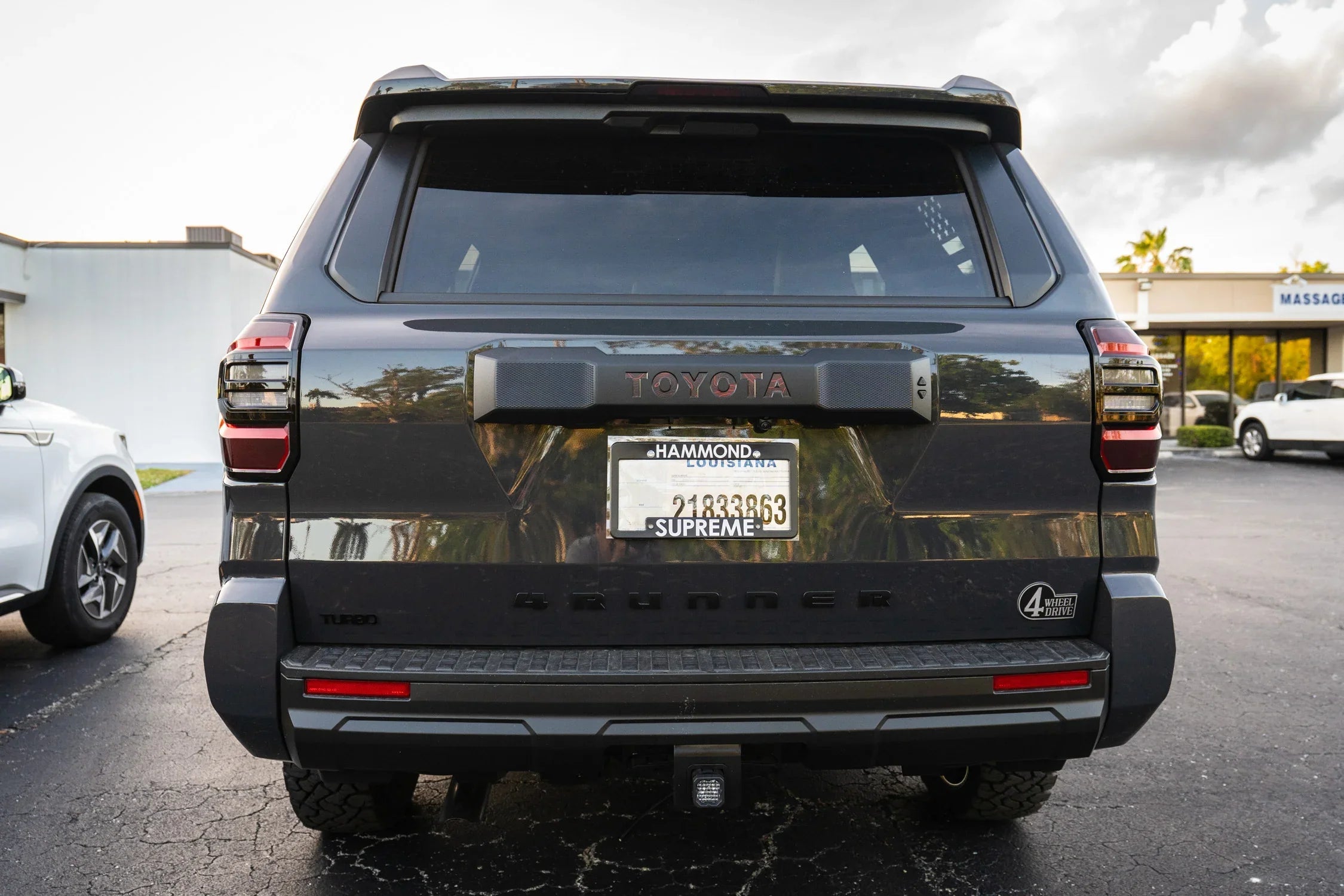 TOYOTA Topographic Rear Liftgate Emblem Inlays - 2025+ 4Runner StickerFab