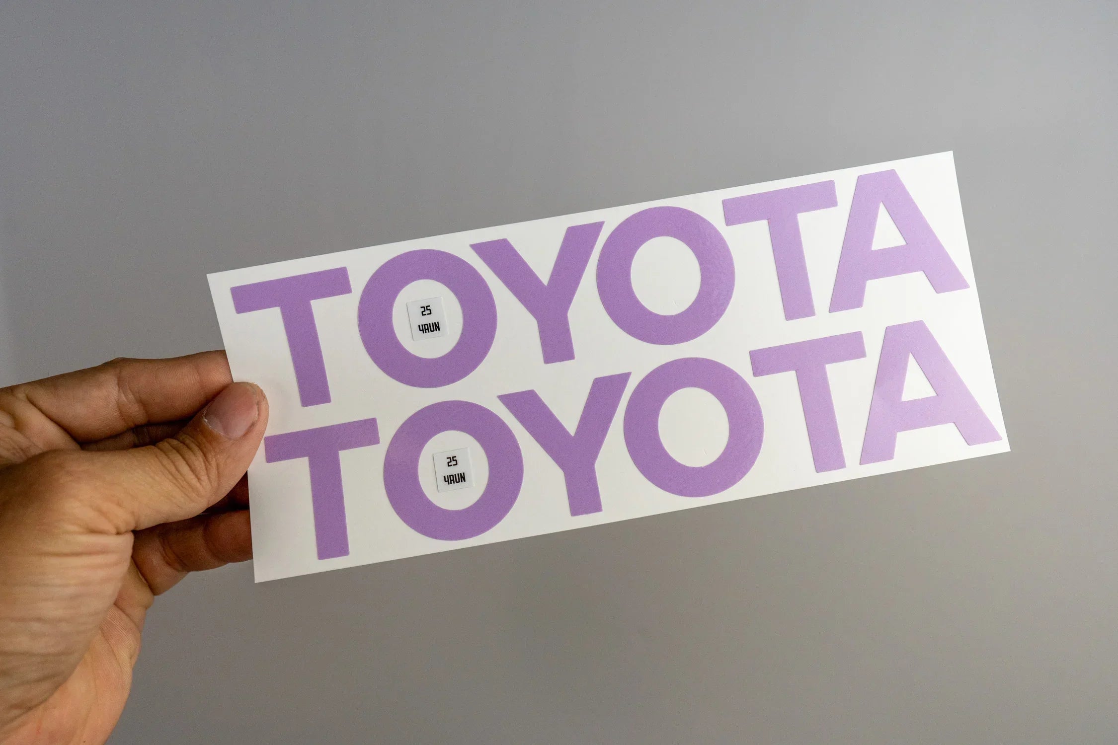 TOYOTA Rear Hatch Liftgate Emblem Inlays - 2025+ 4Runner StickerFab