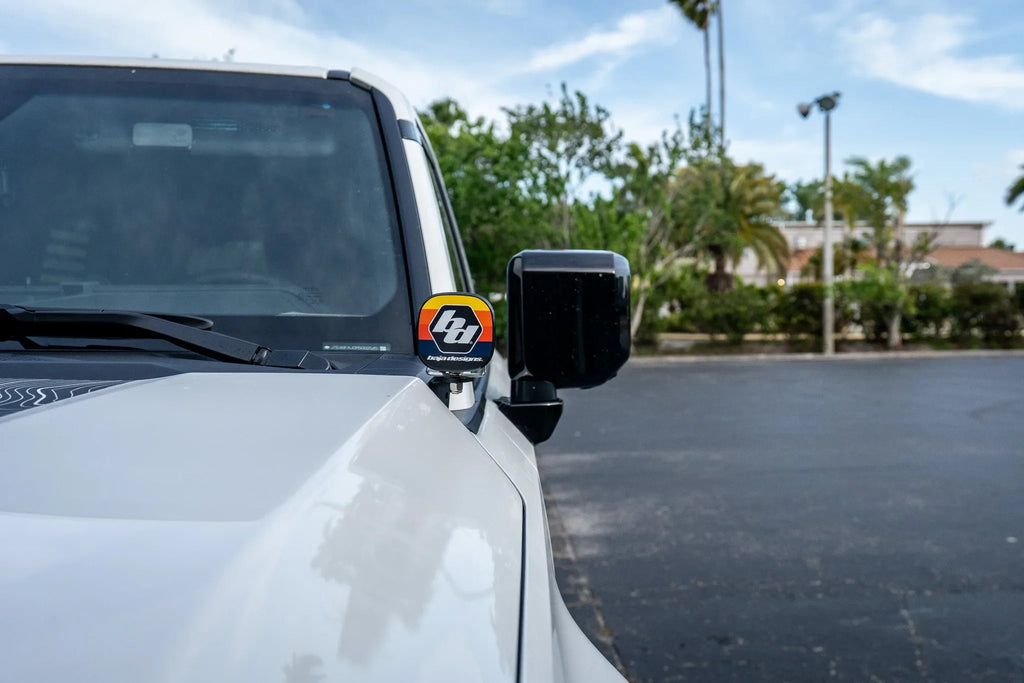 KC HiLiTES / Baja Designs A-Pillar Ditch Light Kit - 2024+ Land Cruiser StickerFab