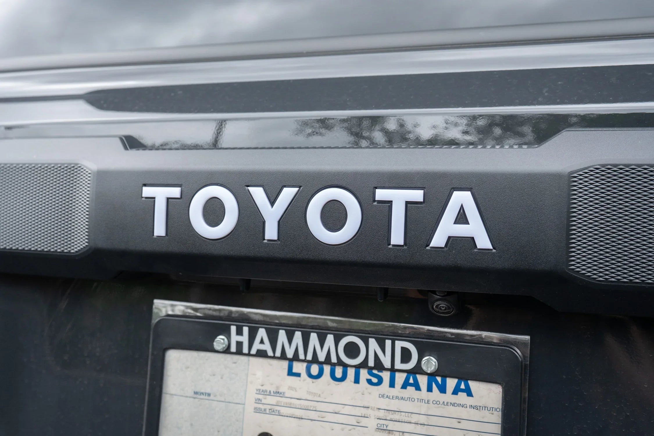 TOYOTA Rear Hatch Liftgate Acrylic Emblem Inlays - 2025+ 4Runner StickerFab