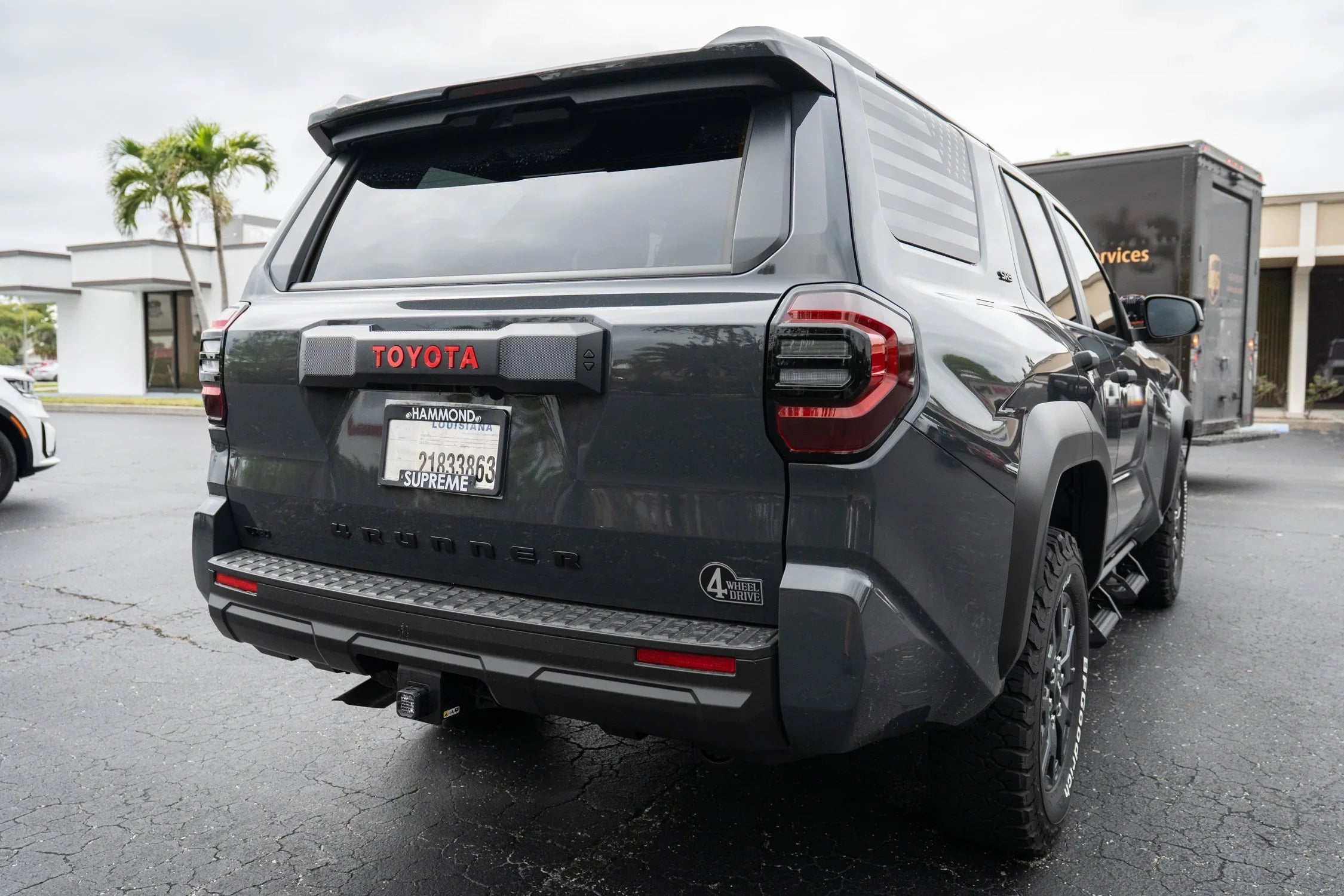 TOYOTA Rear Hatch Liftgate Acrylic Emblem Inlays - 2025+ 4Runner StickerFab