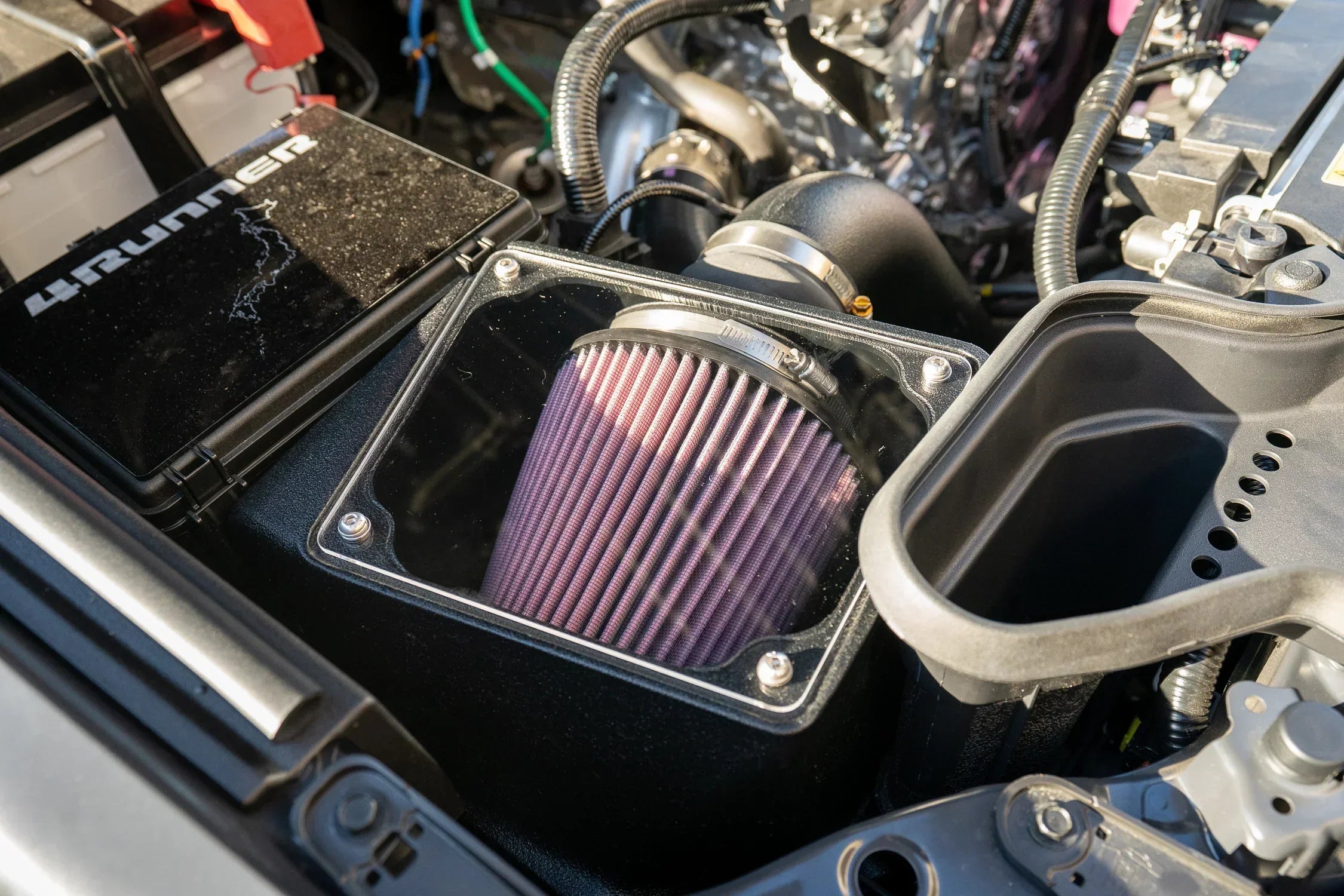 Acrylic Window for K&N 63 Series Air Intake - 2024+ Land Cruiser / Tacoma / 2025+ 4Runner StickerFab