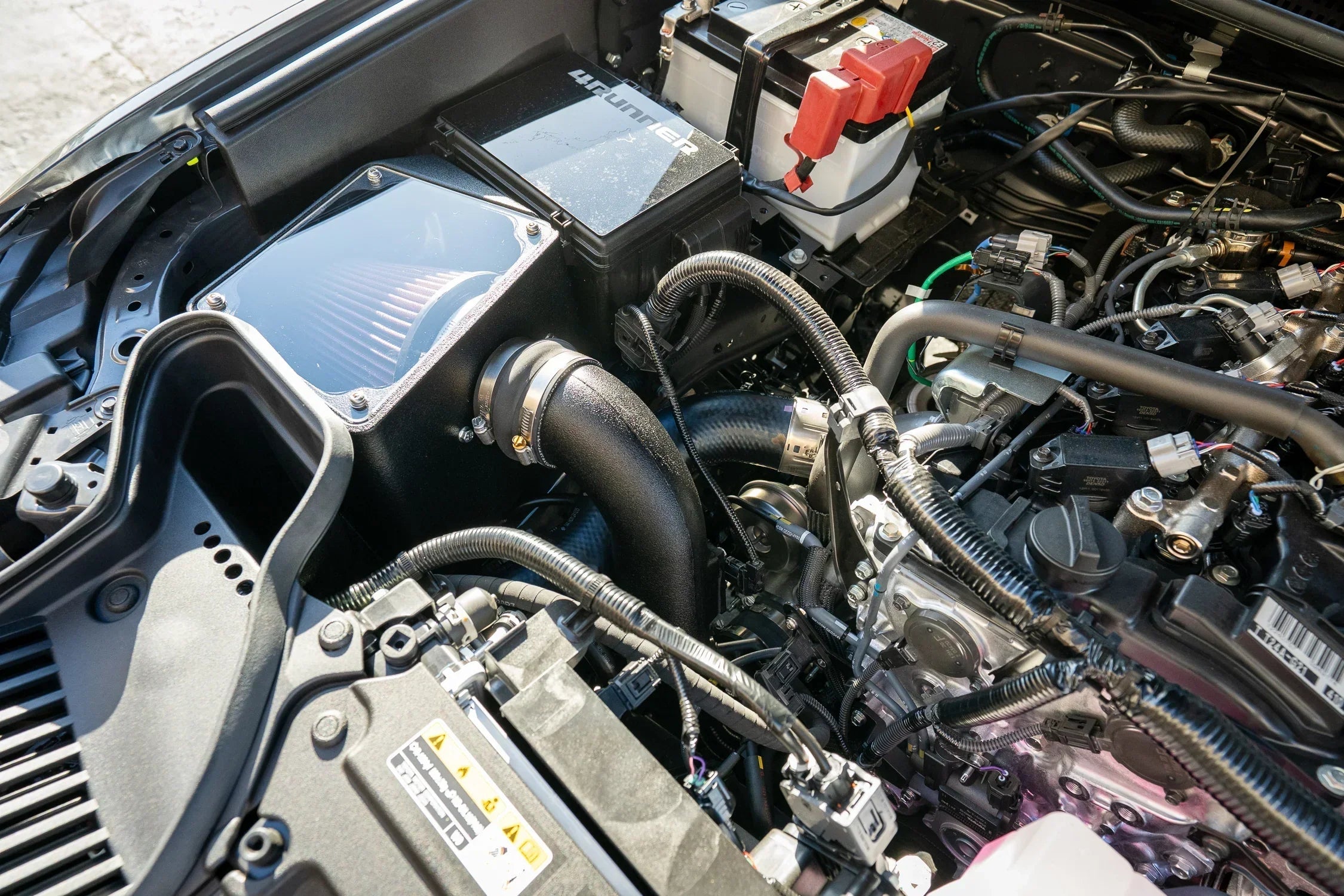 Acrylic Window for K&N 63 Series Air Intake - 2024+ Land Cruiser / Tacoma / 2025+ 4Runner StickerFab