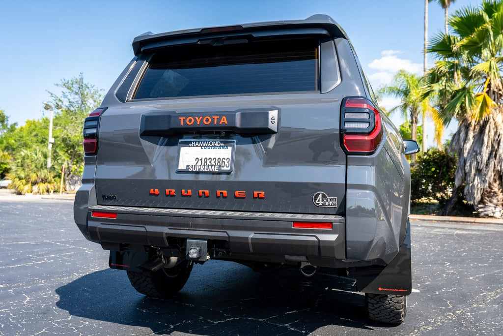 4RUNNER Rear Hatch Liftgate Emblem Overlays - 2025+ 4Runner StickerFab