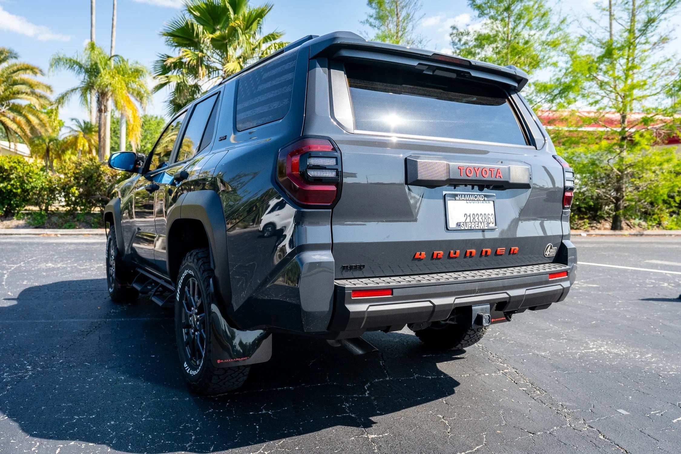4RUNNER Rear Hatch Liftgate Emblem Overlays - 2025+ 4Runner StickerFab