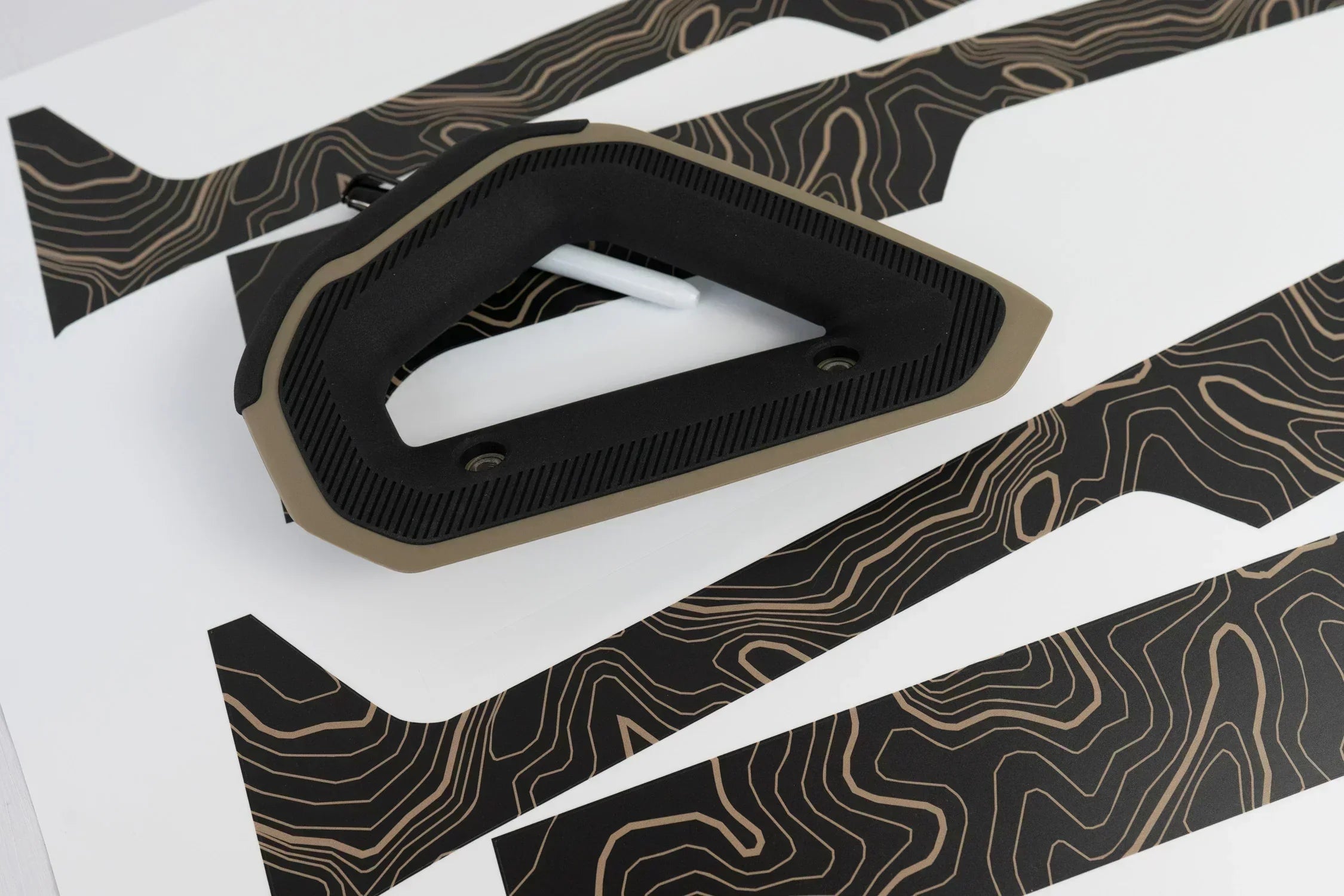 Topo Rear Interior Lower Door Card Insert Overlays (Printed Series) - 2021+ Bronco 4 Door StickerFab