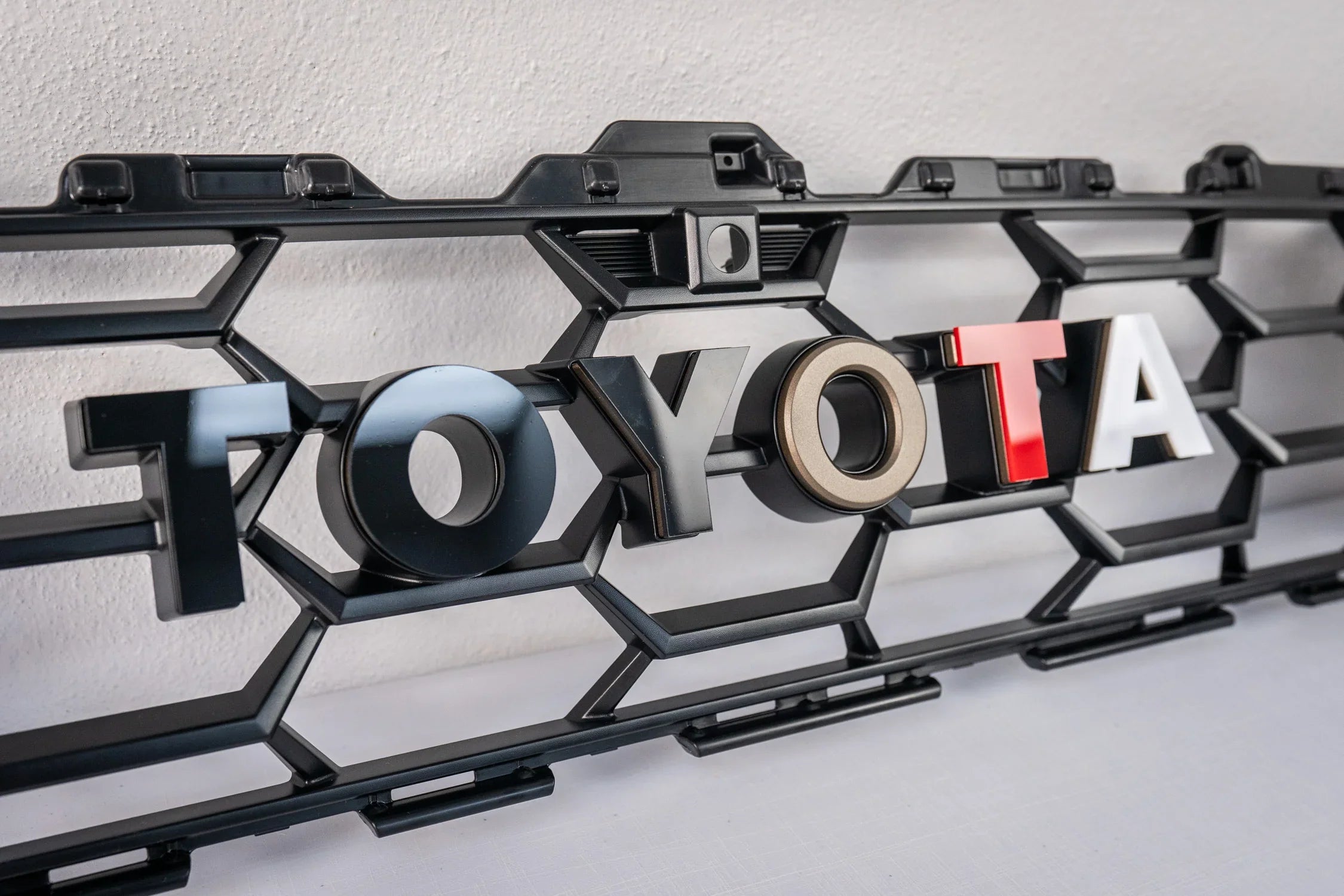 TOYOTA Front Grille Acrylic Emblem Overlays - 2025+ 4Runner TRD Pro / Trailhunter StickerFab