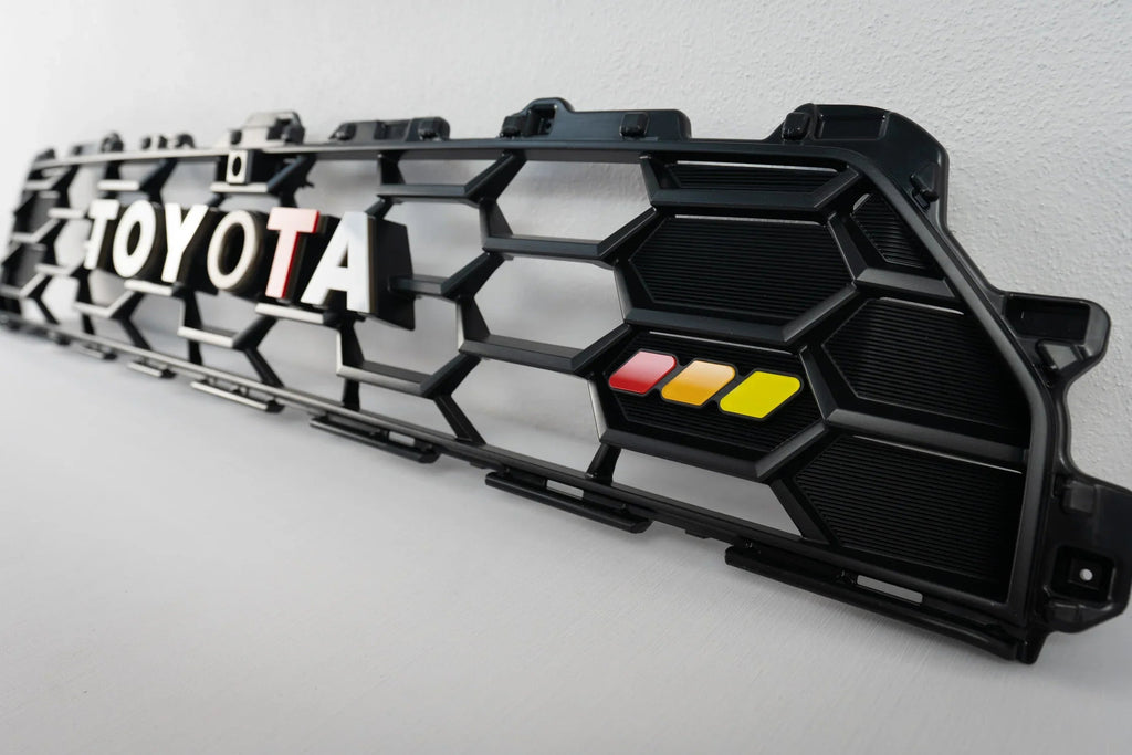 TOYOTA Front Grille Acrylic Emblem Overlays - 2025+ 4Runner TRD Pro / Trailhunter StickerFab