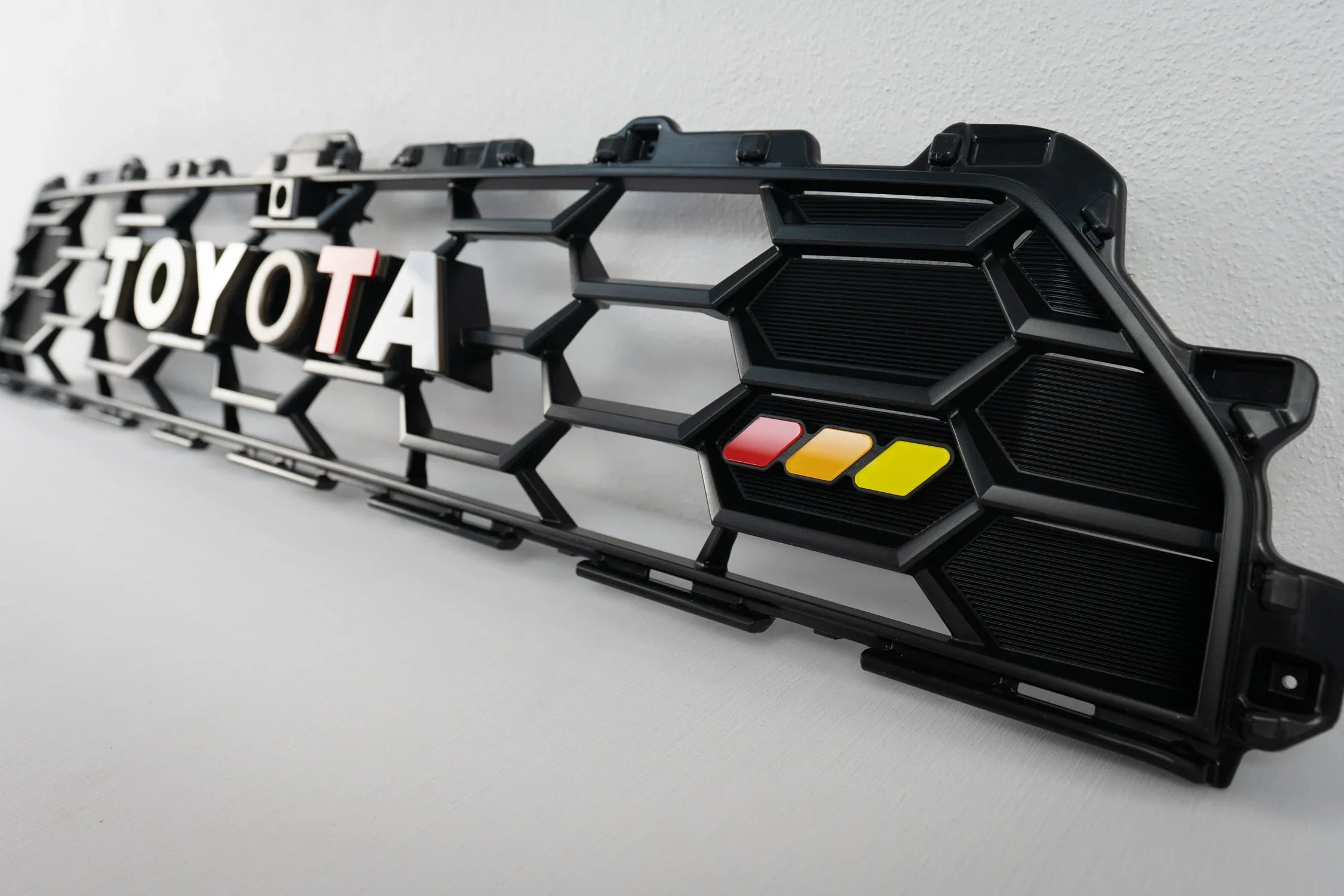 TOYOTA Front Grille Acrylic Emblem Overlays - 2025+ 4Runner TRD Pro / Trailhunter StickerFab