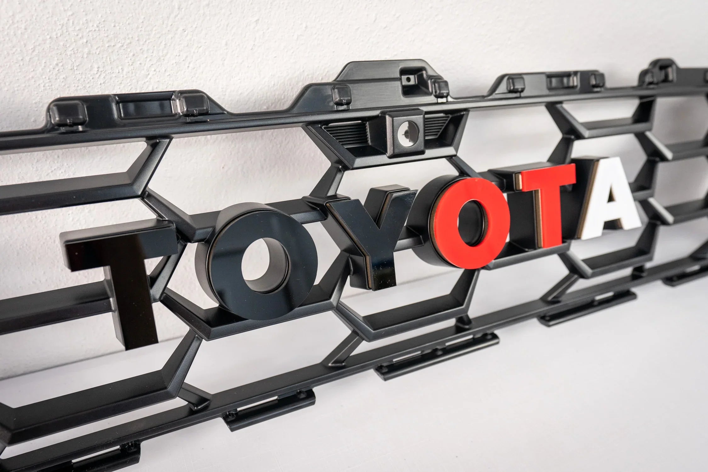 TOYOTA Front Grille Acrylic Emblem Overlays - 2025+ 4Runner TRD Pro / Trailhunter StickerFab