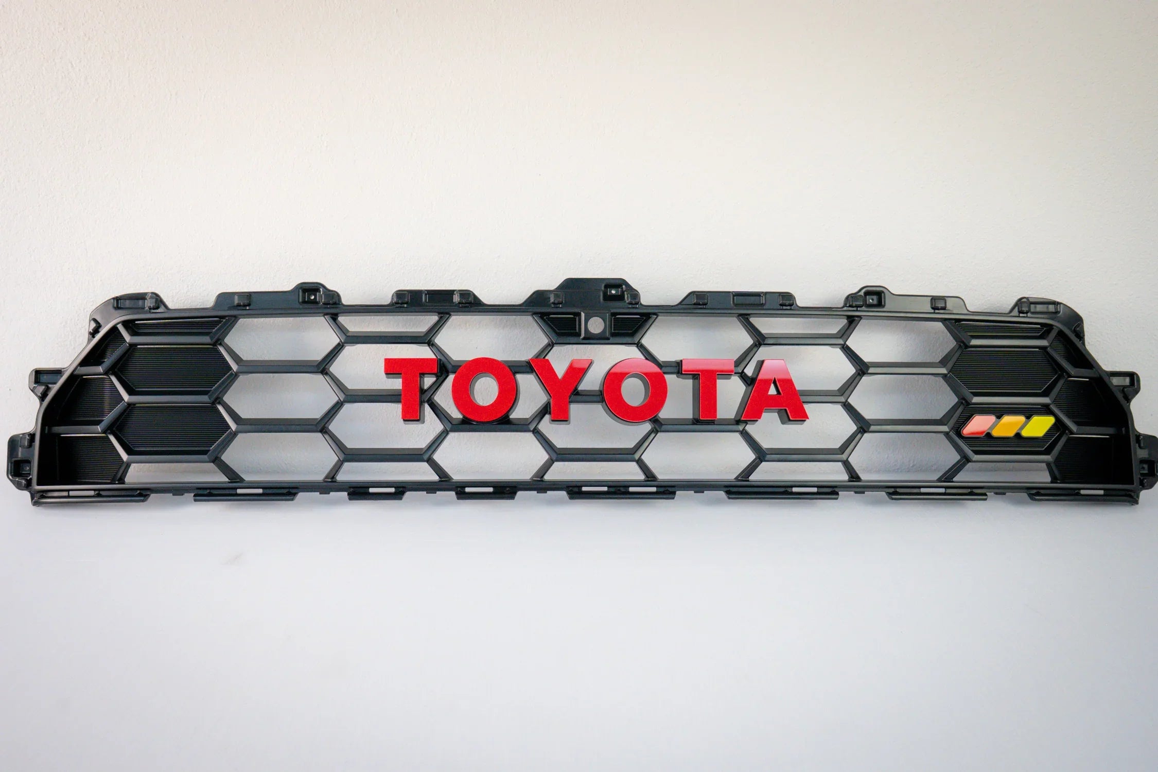 TOYOTA Front Grille Acrylic Emblem Overlays - 2025+ 4Runner TRD Pro / Trailhunter StickerFab