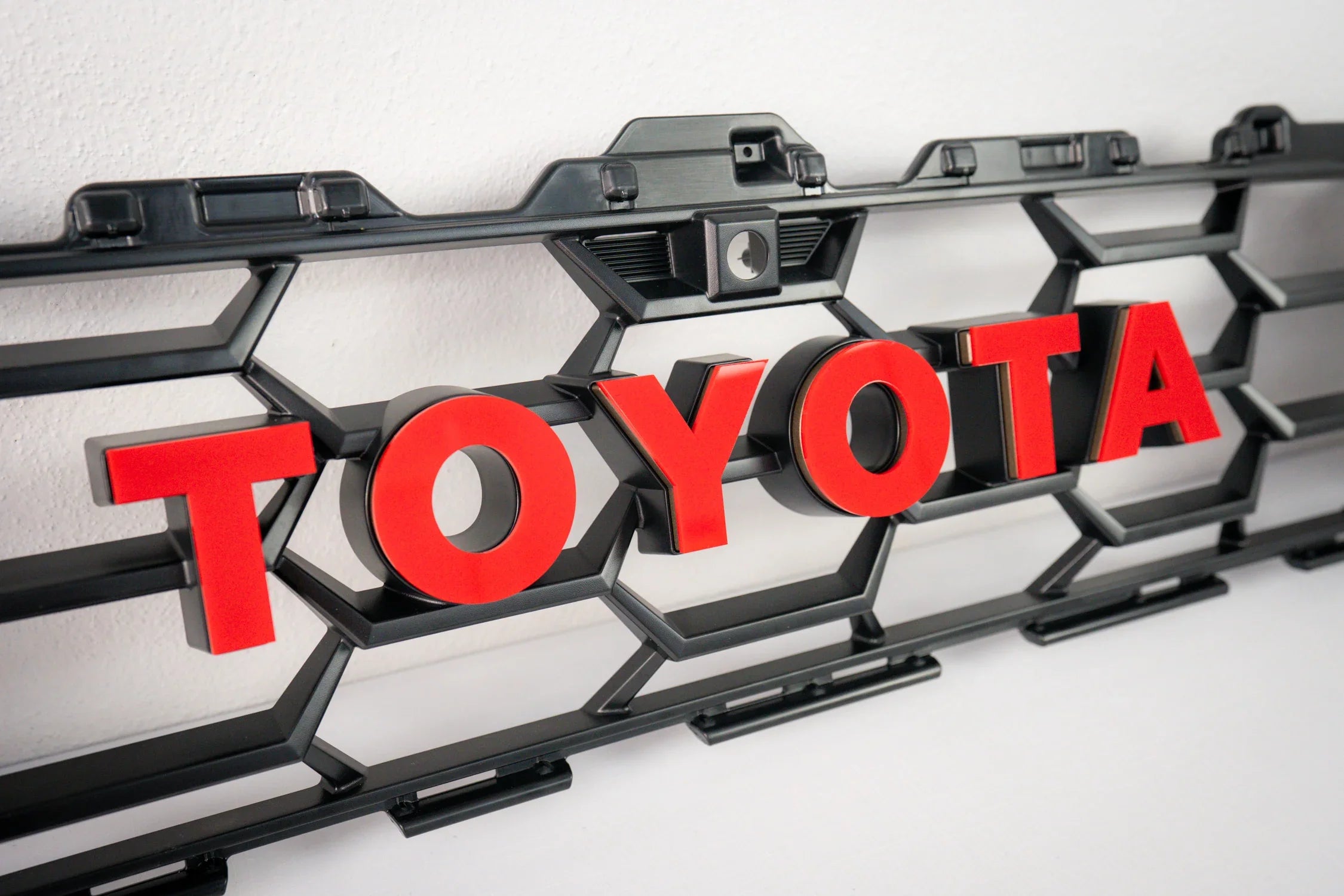 TOYOTA Front Grille Acrylic Emblem Overlays - 2025+ 4Runner TRD Pro / Trailhunter StickerFab