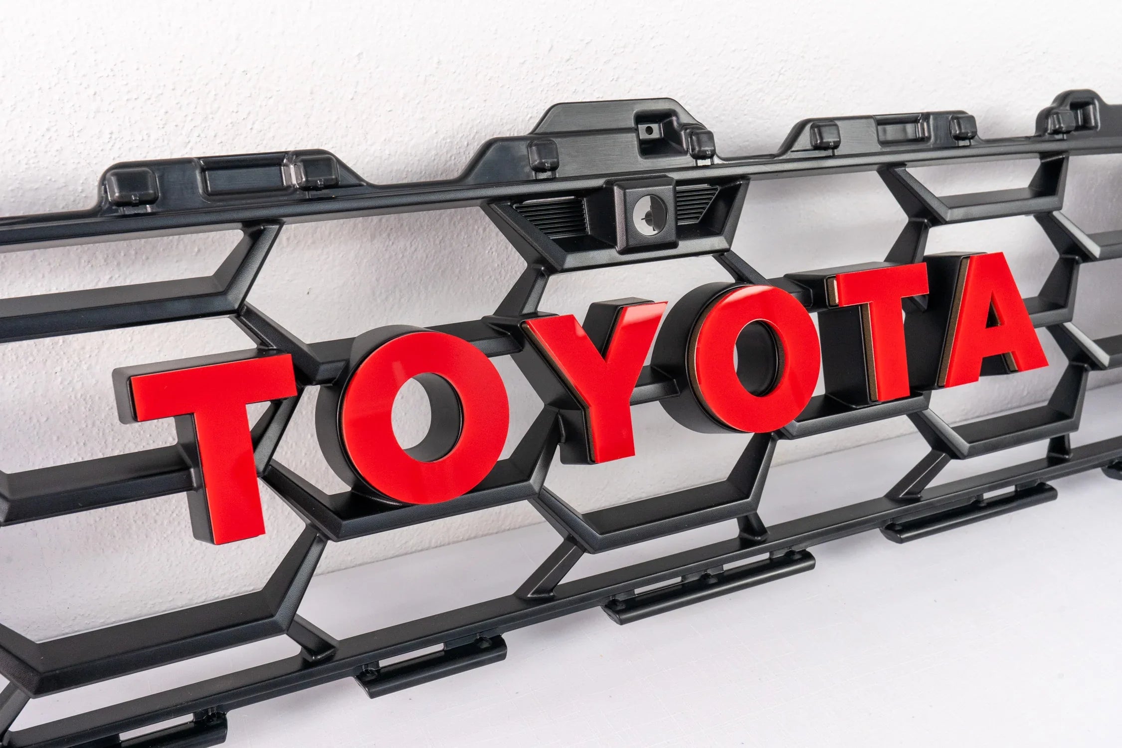 TOYOTA Front Grille Acrylic Emblem Overlays - 2025+ 4Runner TRD Pro / Trailhunter StickerFab