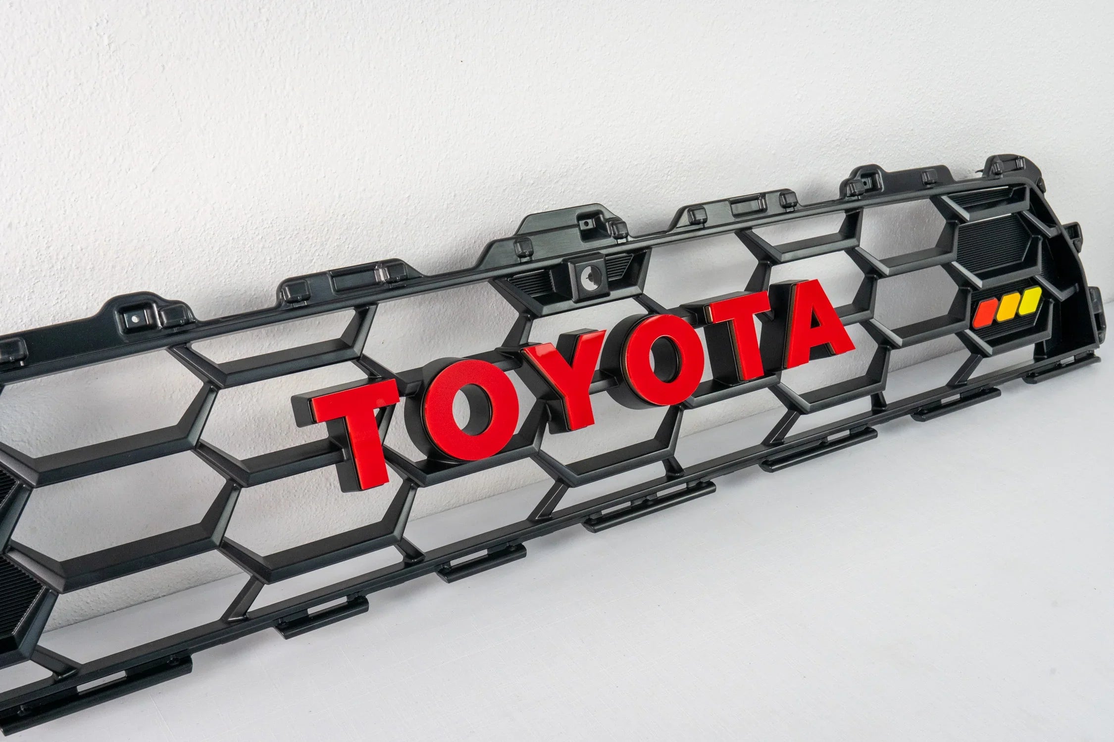 TOYOTA Front Grille Acrylic Emblem Overlays - 2025+ 4Runner TRD Pro / Trailhunter StickerFab