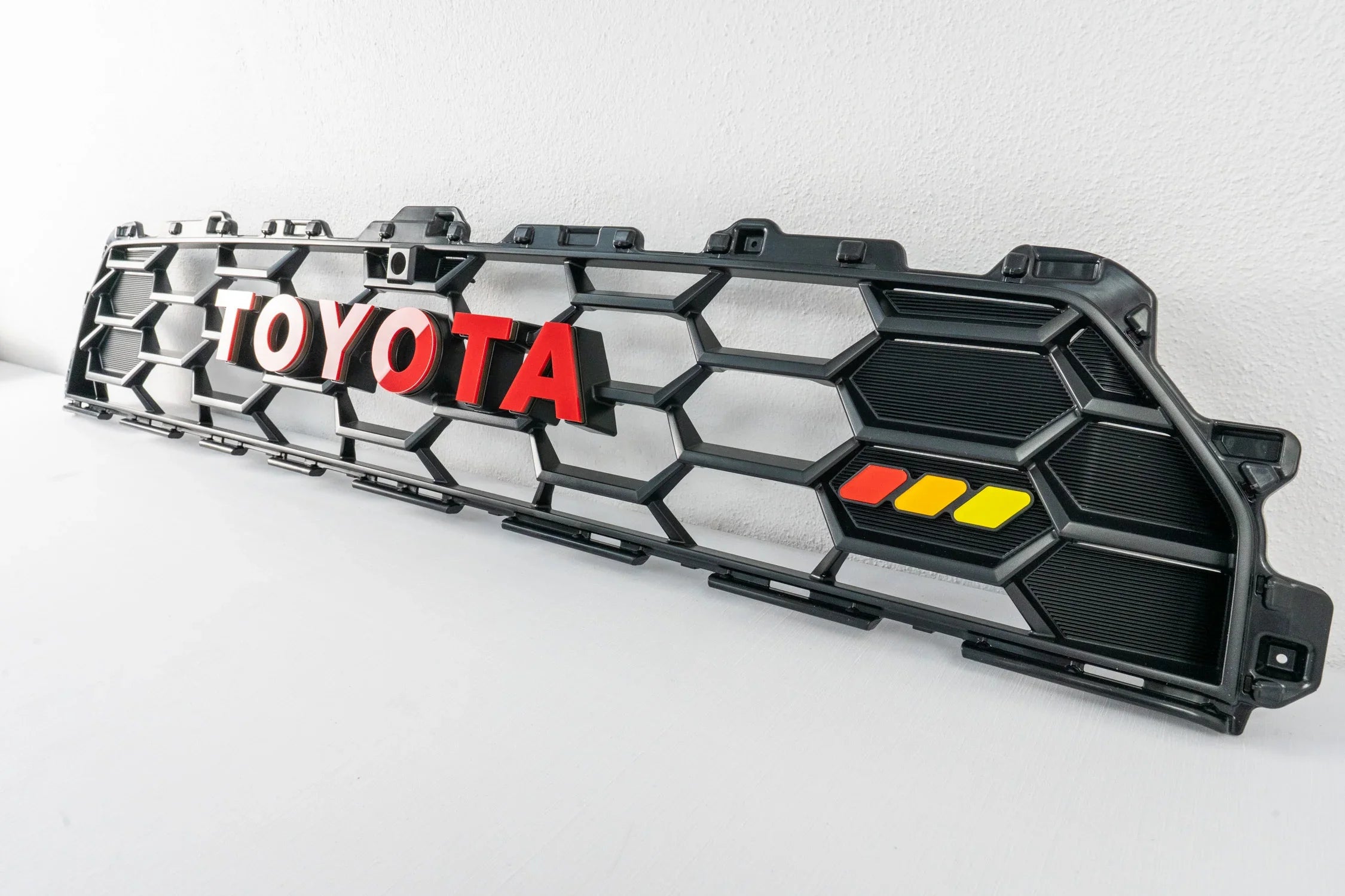 TOYOTA Front Grille Acrylic Emblem Overlays - 2025+ 4Runner TRD Pro / Trailhunter StickerFab