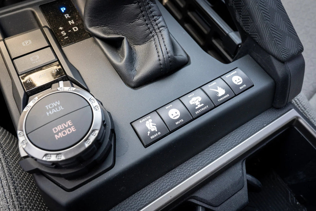 Ejecto Seato Blank Button Overlay - 2024+ Land Cruiser / Tacoma / 2025+ 4Runner StickerFab