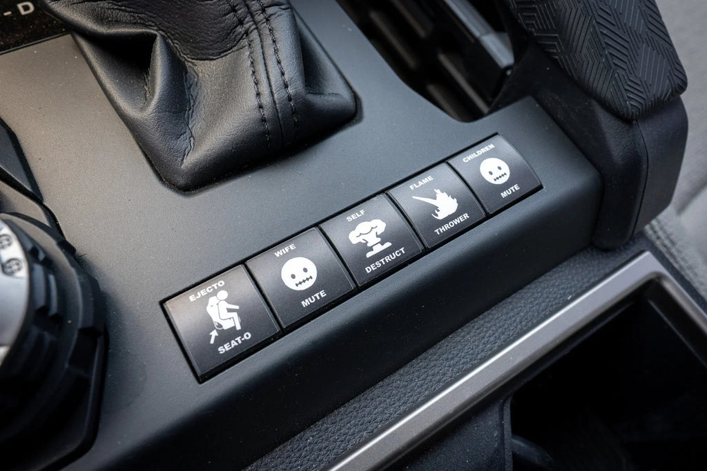 Ejecto Seato Blank Button Overlay - 2024+ Land Cruiser / Tacoma / 2025+ 4Runner StickerFab
