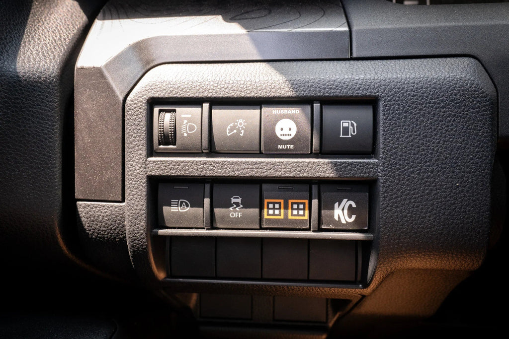 Ejecto Seato Blank Button Overlay - 2024+ Land Cruiser / Tacoma / 2025+ 4Runner StickerFab