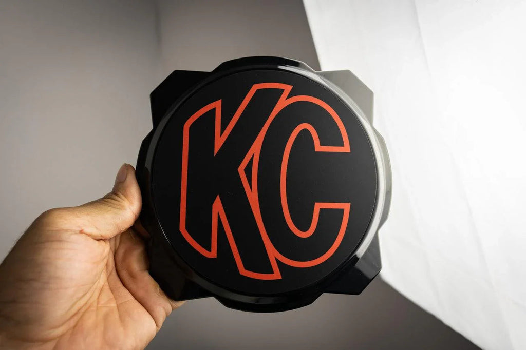 KC HiLITES Era 4 ROUND Series Light Cover Overlays - Universal StickerFab