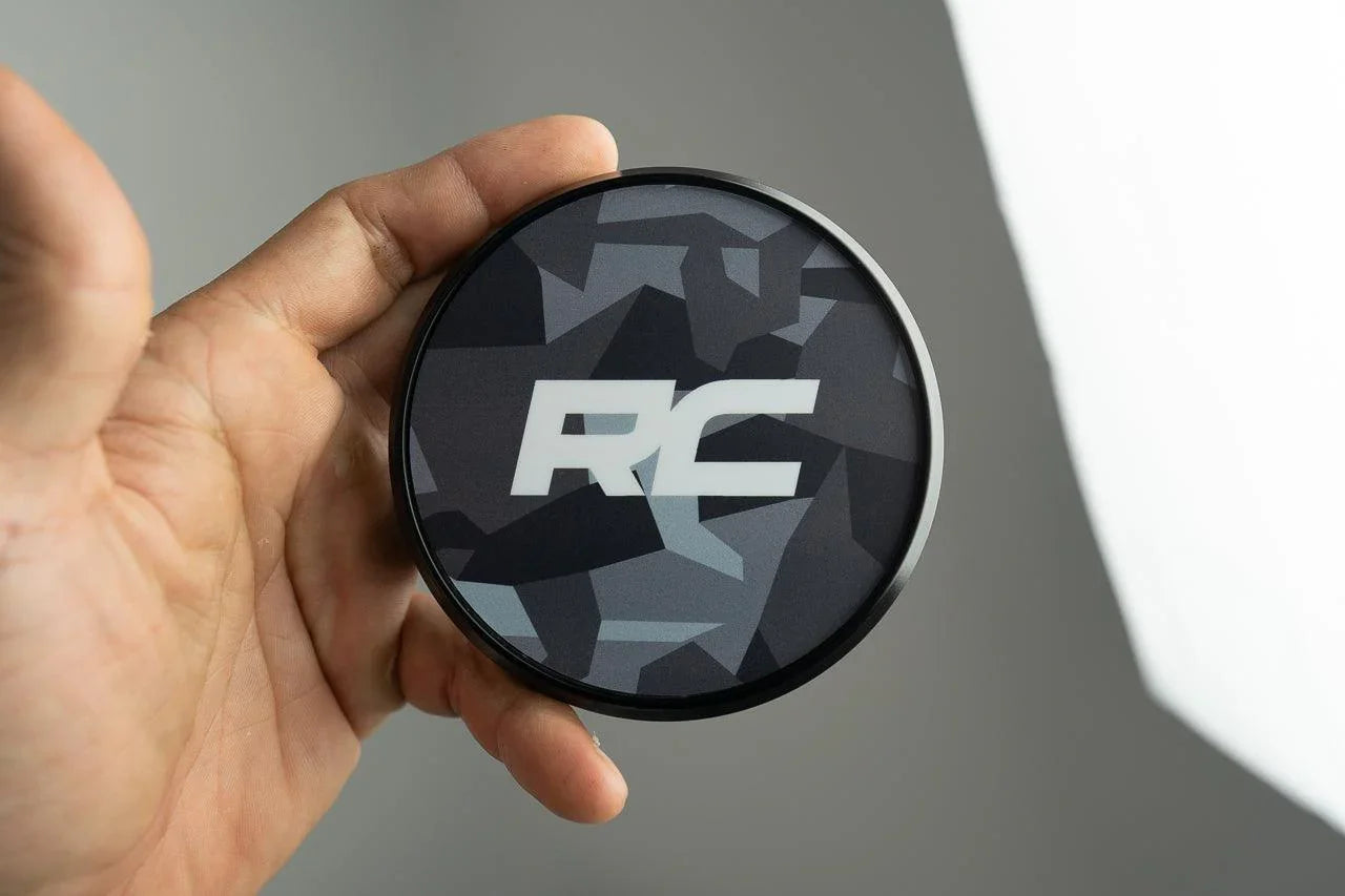 RC 3.5" Black Series Round Cover Overlays - Universal StickerFab