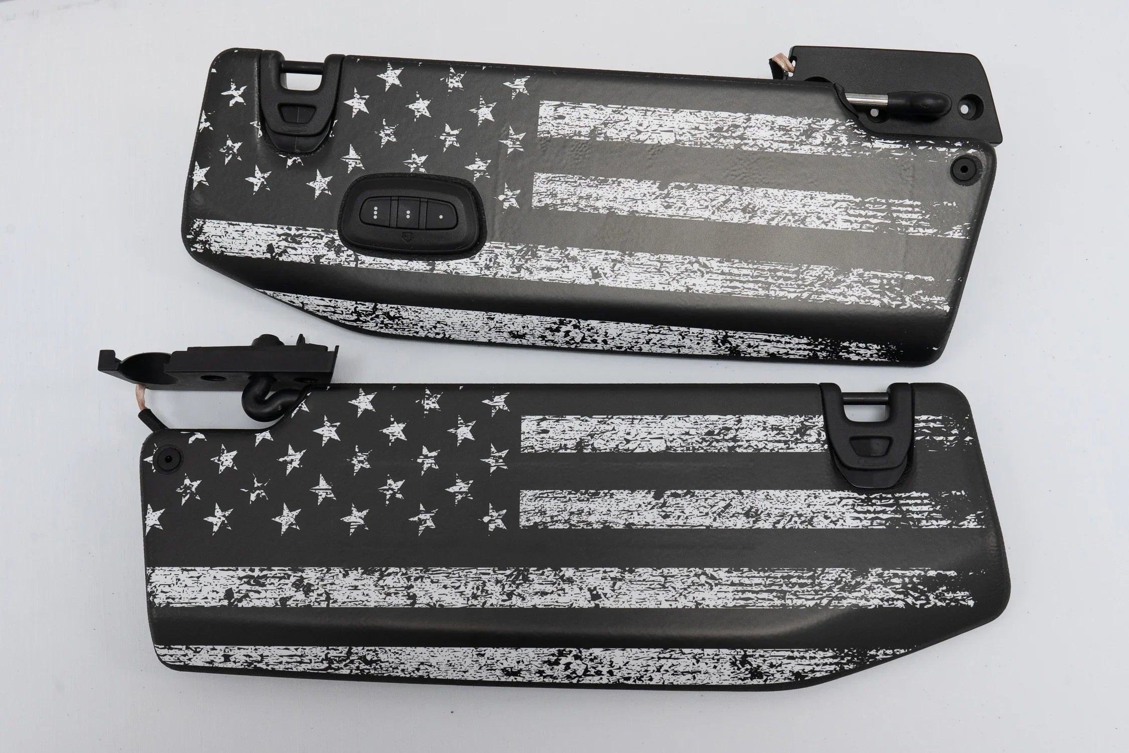 Freedom Series Sun Visor Overlays - 2018+ Wrangler JL / Gladiator JT StickerFab