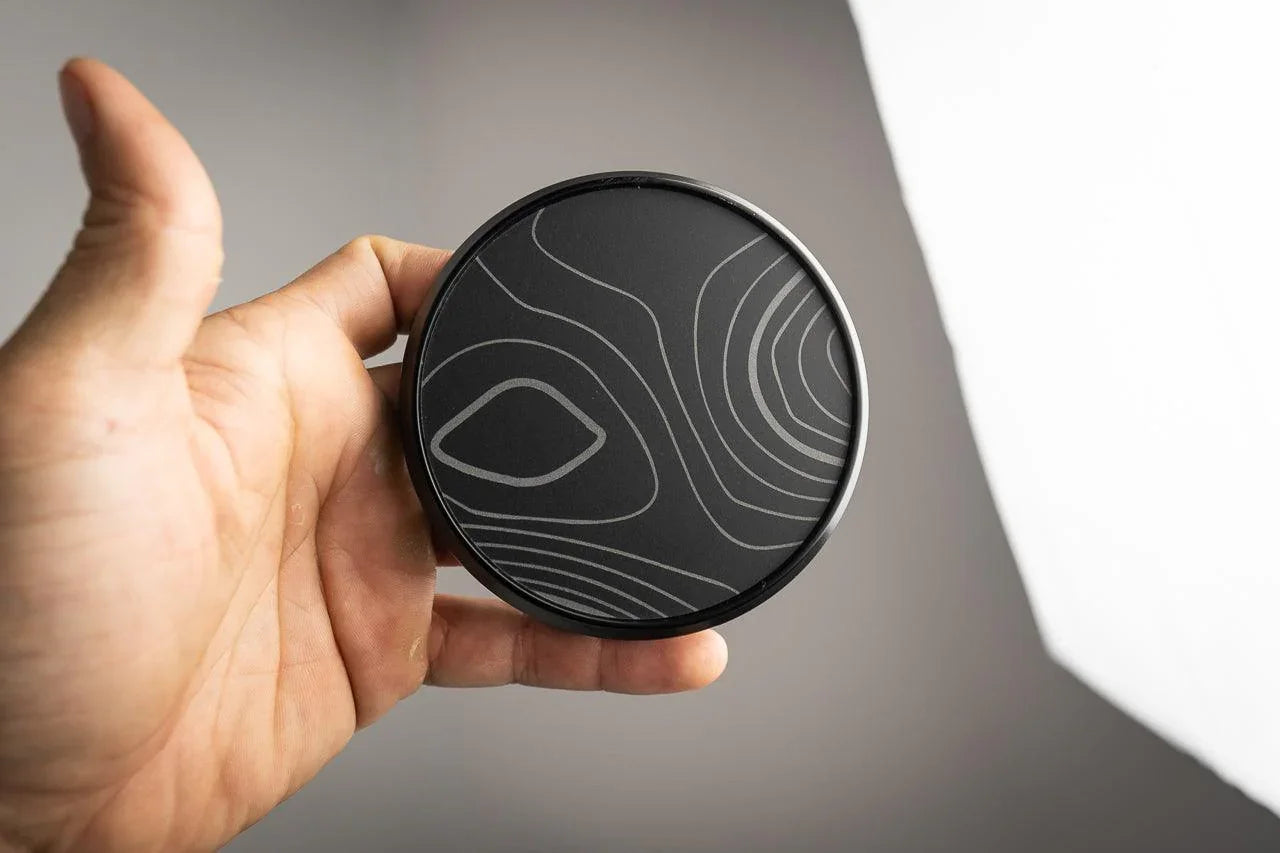 RC 3.5" Black Series Topo Round Cover Overlays - Universal StickerFab