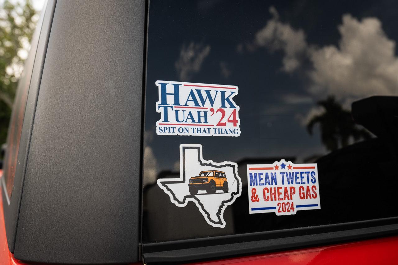 Hawk Tuah Spit on That Thang 2024 Sticker - Universal StickerFab
