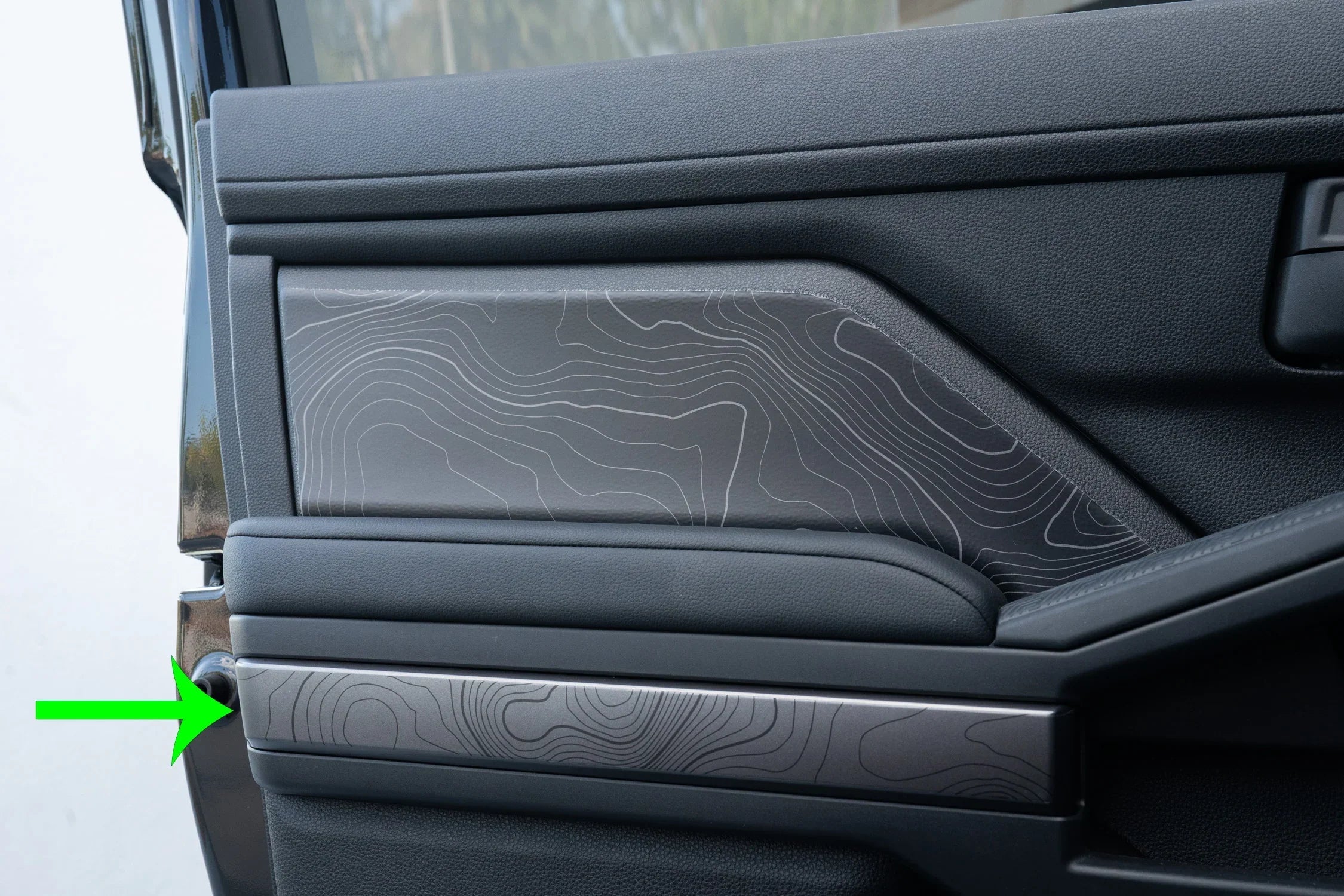 Door Topographic Map Overlays - *2025+ 4Runner StickerFab