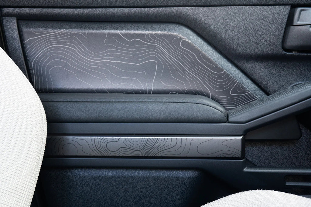 Door Topographic Map Overlays - *2025+ 4Runner StickerFab