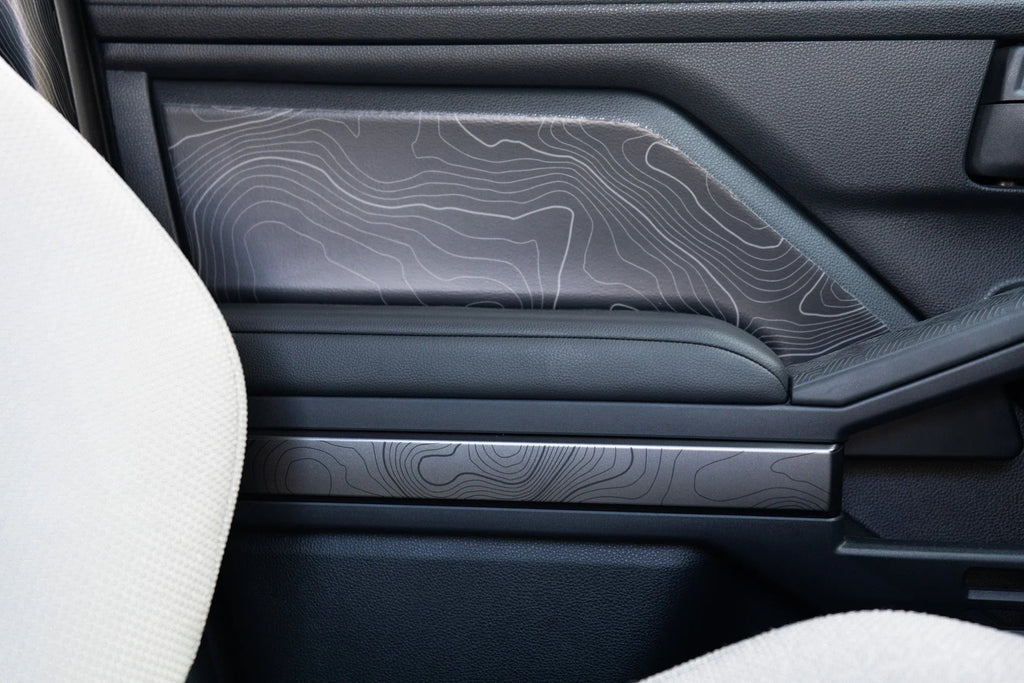 Door Topographic Map Overlays - *2025+ 4Runner StickerFab