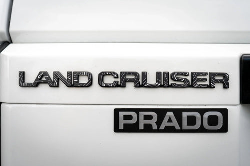 "Land Cruiser" Topographic Rear Tailgate Emblem Overlays - 2024+ Land Cruiser StickerFab
