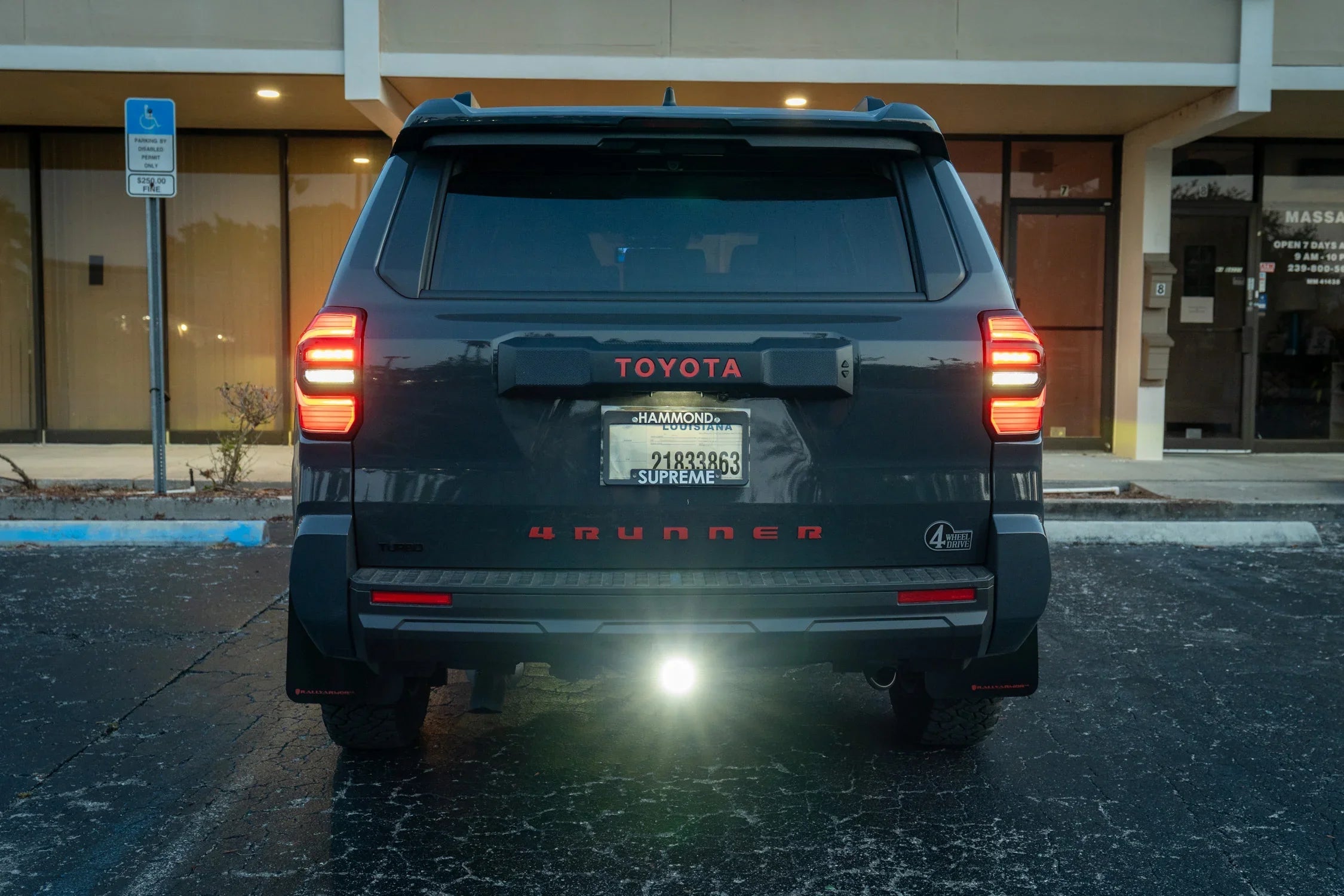 Tail Light Turn Signal and Reverse Overlays - 2025+ 4Runner StickerFab