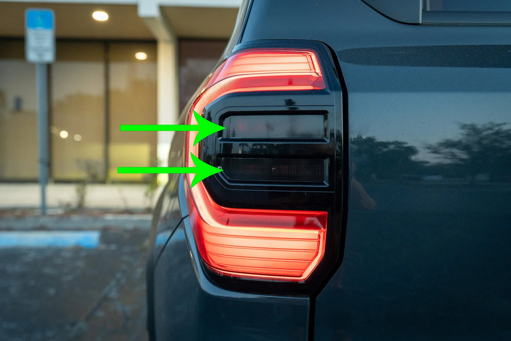 Tail Light Turn Signal and Reverse Overlays - 2025+ 4Runner StickerFab